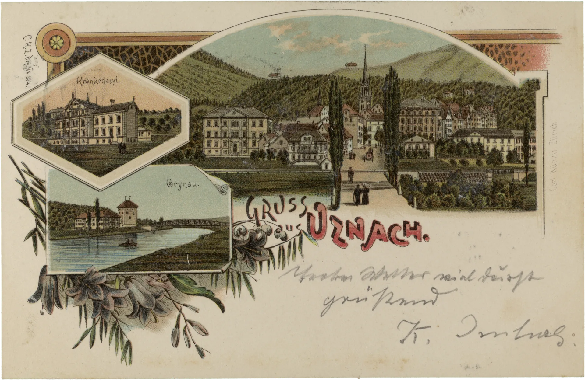 Gruss aus Uznach – Vorderseite
