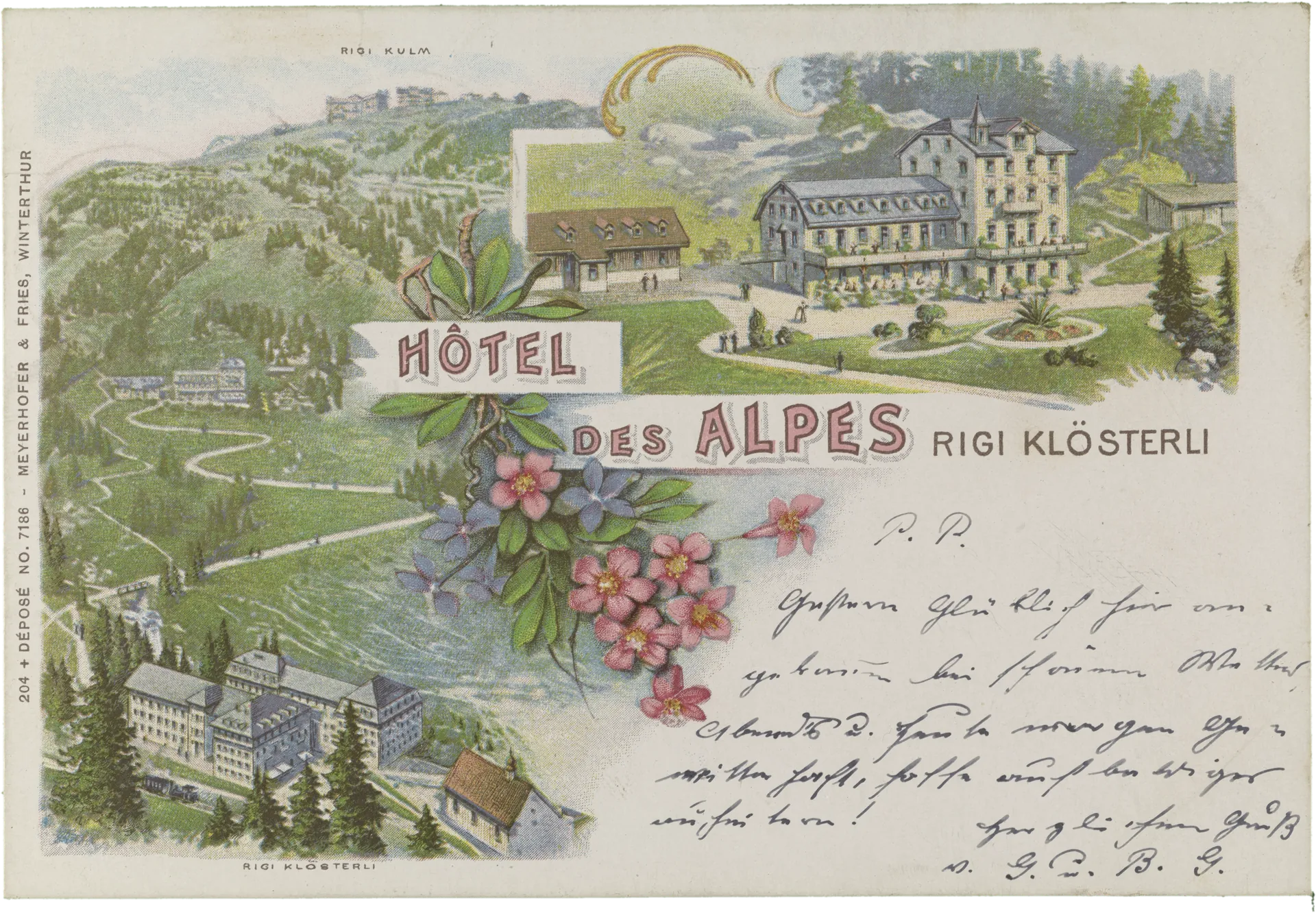 HÔTEL DES ALPES RIGI KLÖSTERLI – Vorderseite