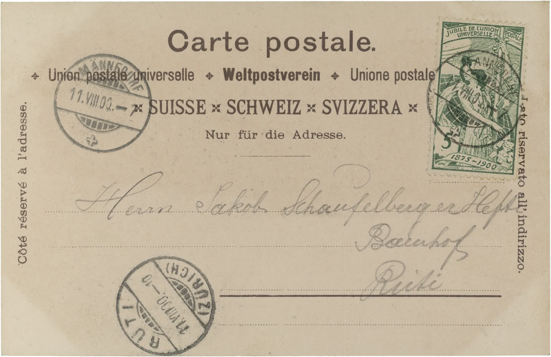 Gasthof & Metzgerei z. Löwen – Rückseite