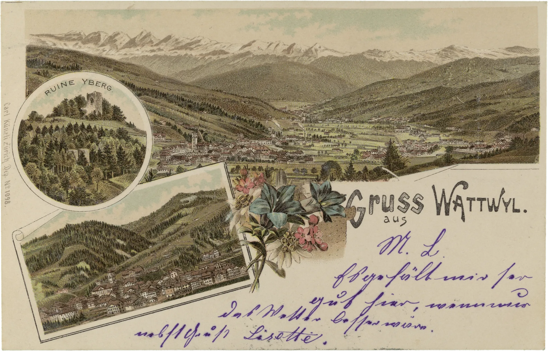 Gruss aus Wattwyl – Vorderseite