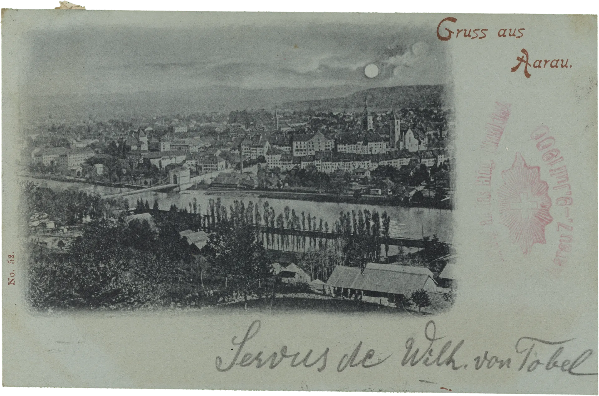 Gruss aus Aarau – Vorderseite
