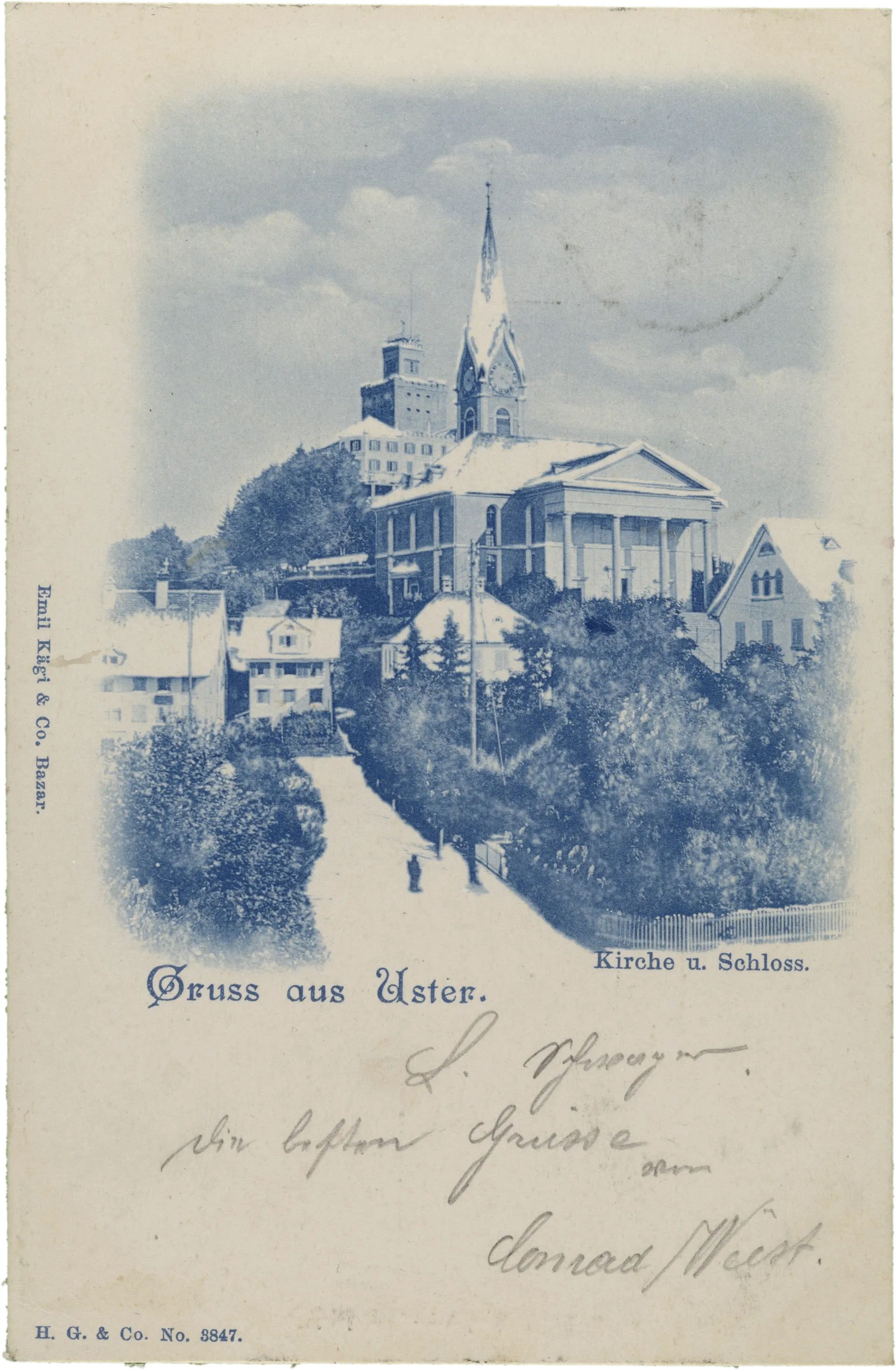 Gruss aus Uster – Vorderseite