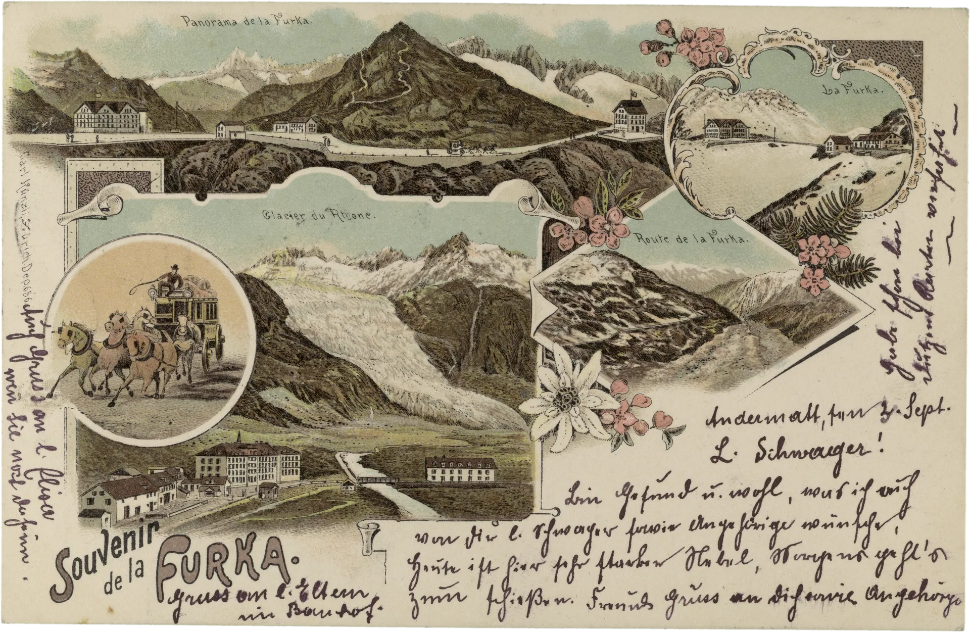 Souvenir de la Furka – Vorderseite