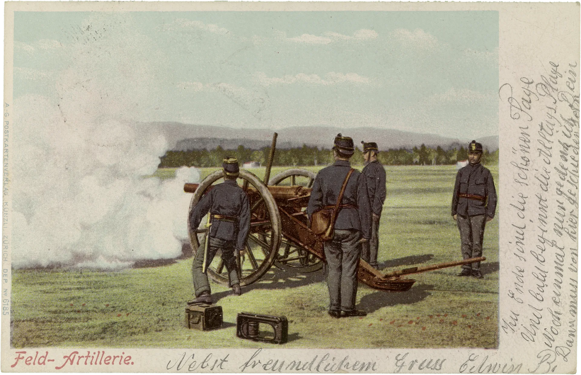 Feld-Artillerie. – Vorderseite