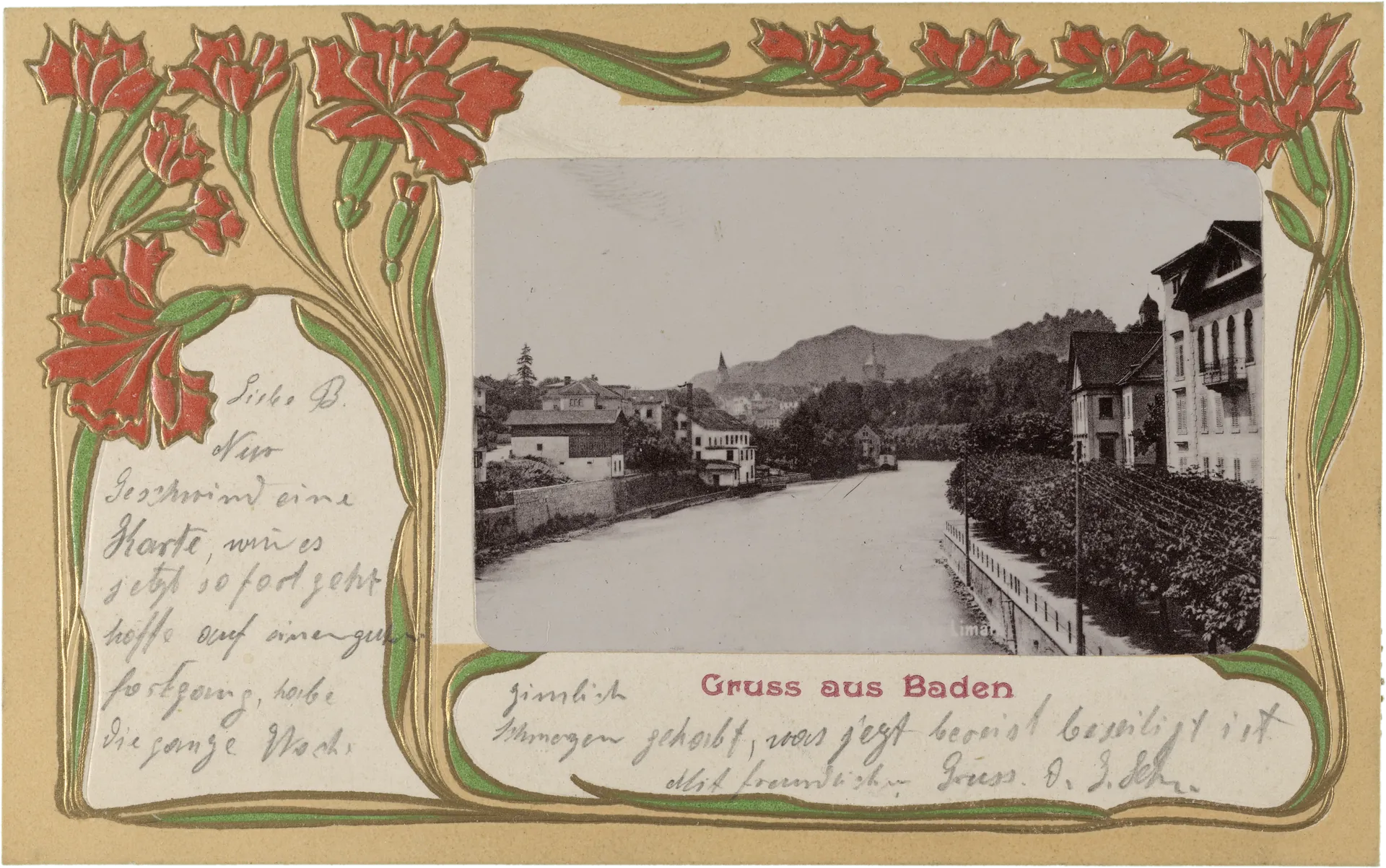 Gruss aus Baden – Vorderseite