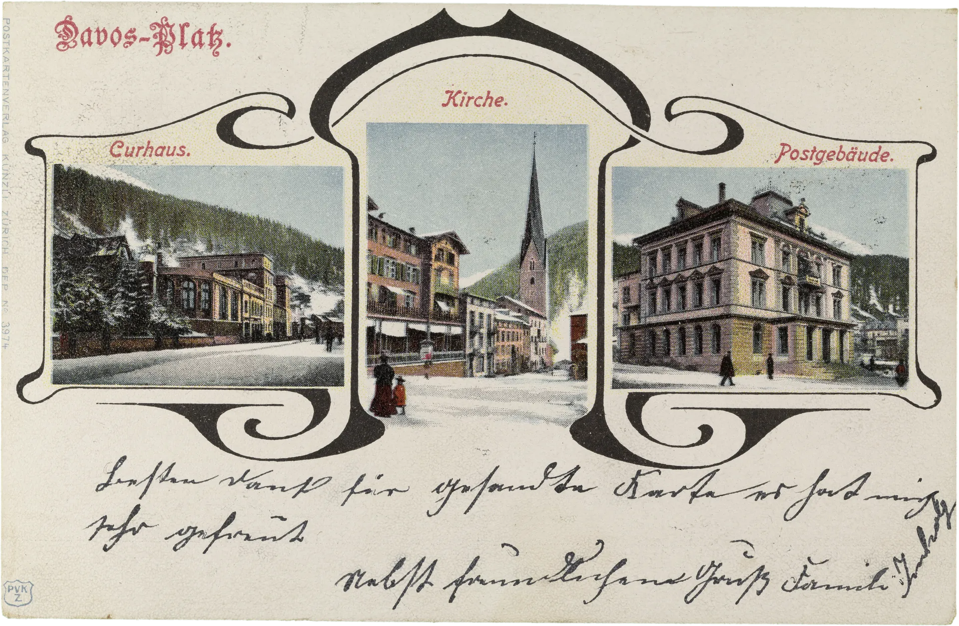 Davos-Platz. – Vorderseite