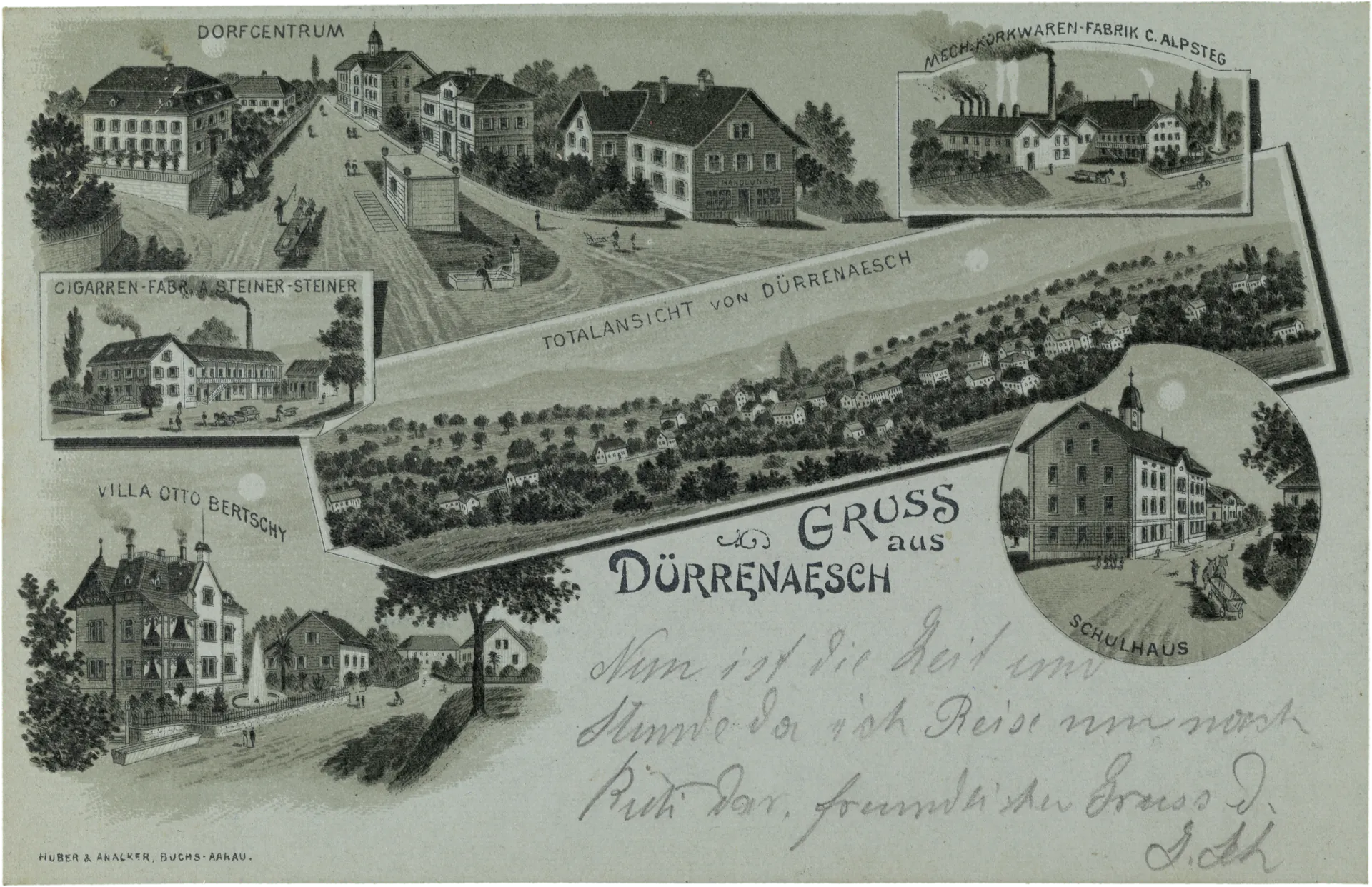 Gruss aus Dürrenaesch – Vorderseite