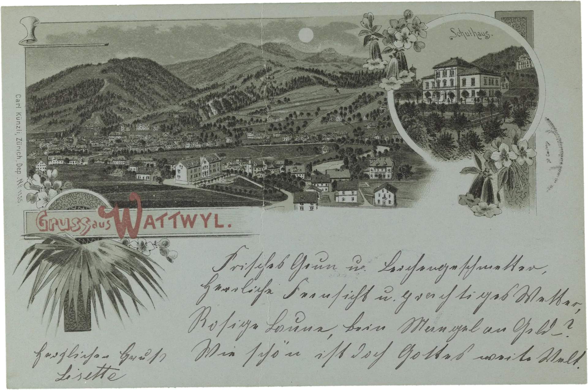 Gruss aus Wattwyl – Vorderseite