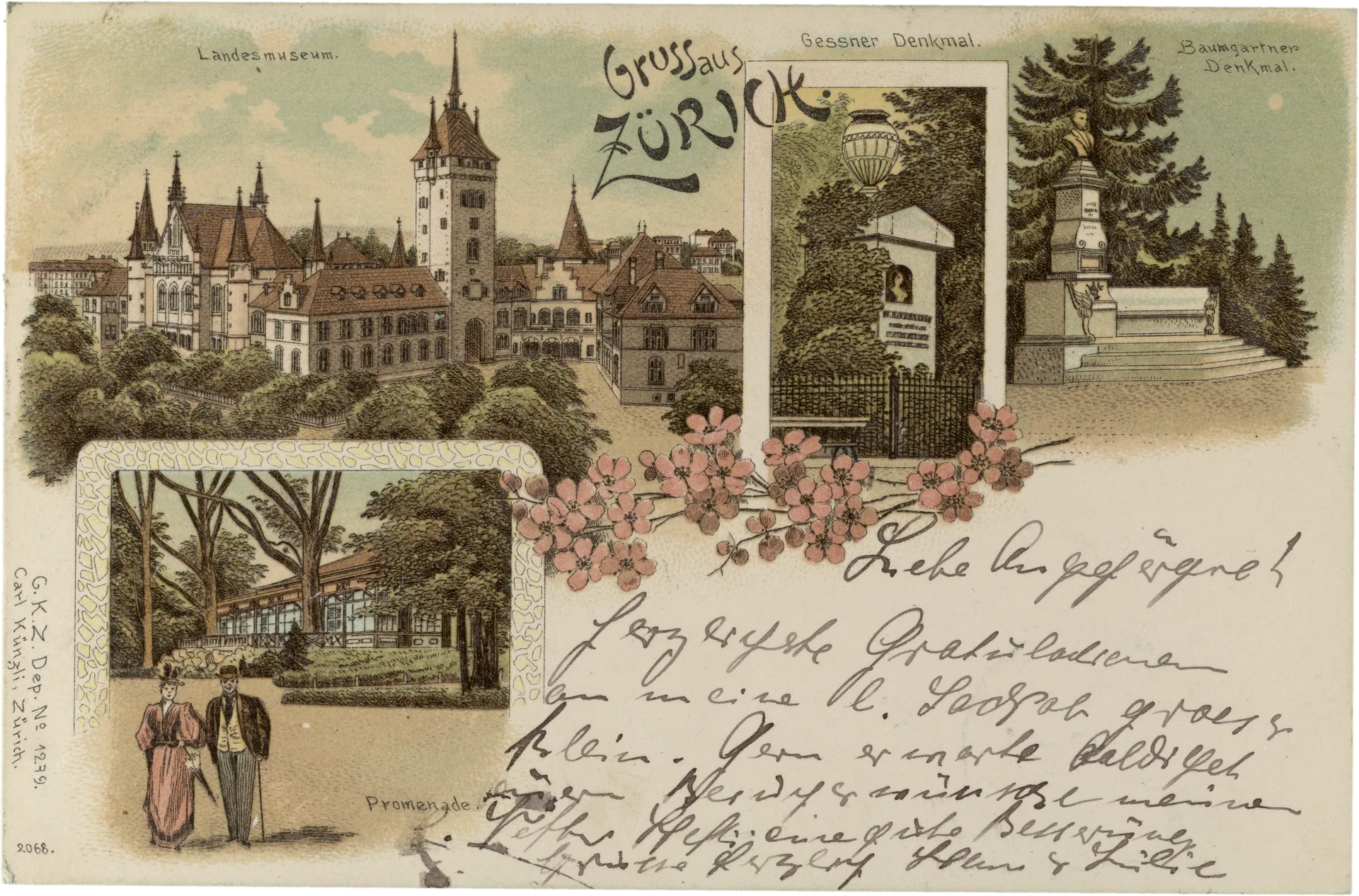 Gruss aus Zürich – Vorderseite