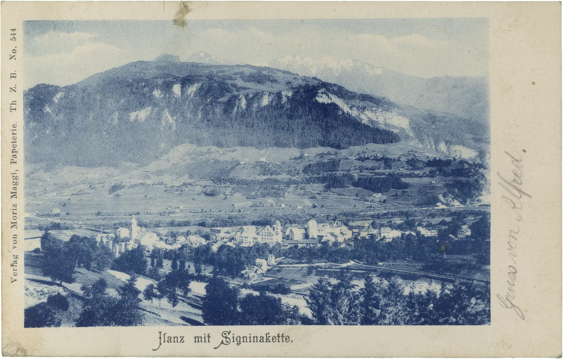 jlanz mit Signinakette – Vorderseite