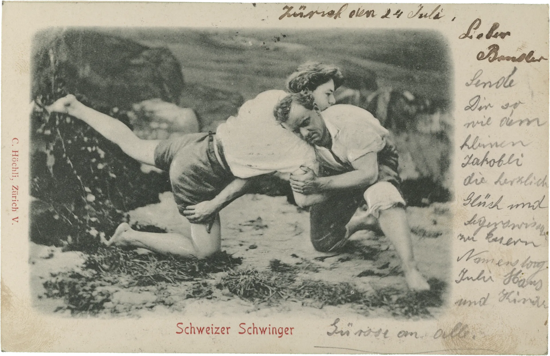 Schweizer Schwinger – Vorderseite