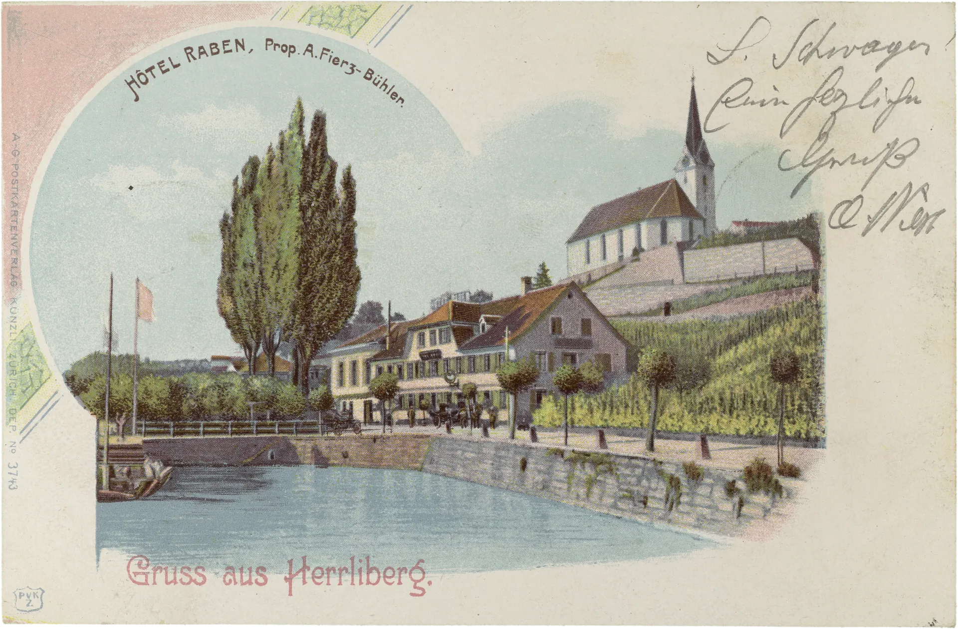 Gruss aus Herliberg – Vorderseite
