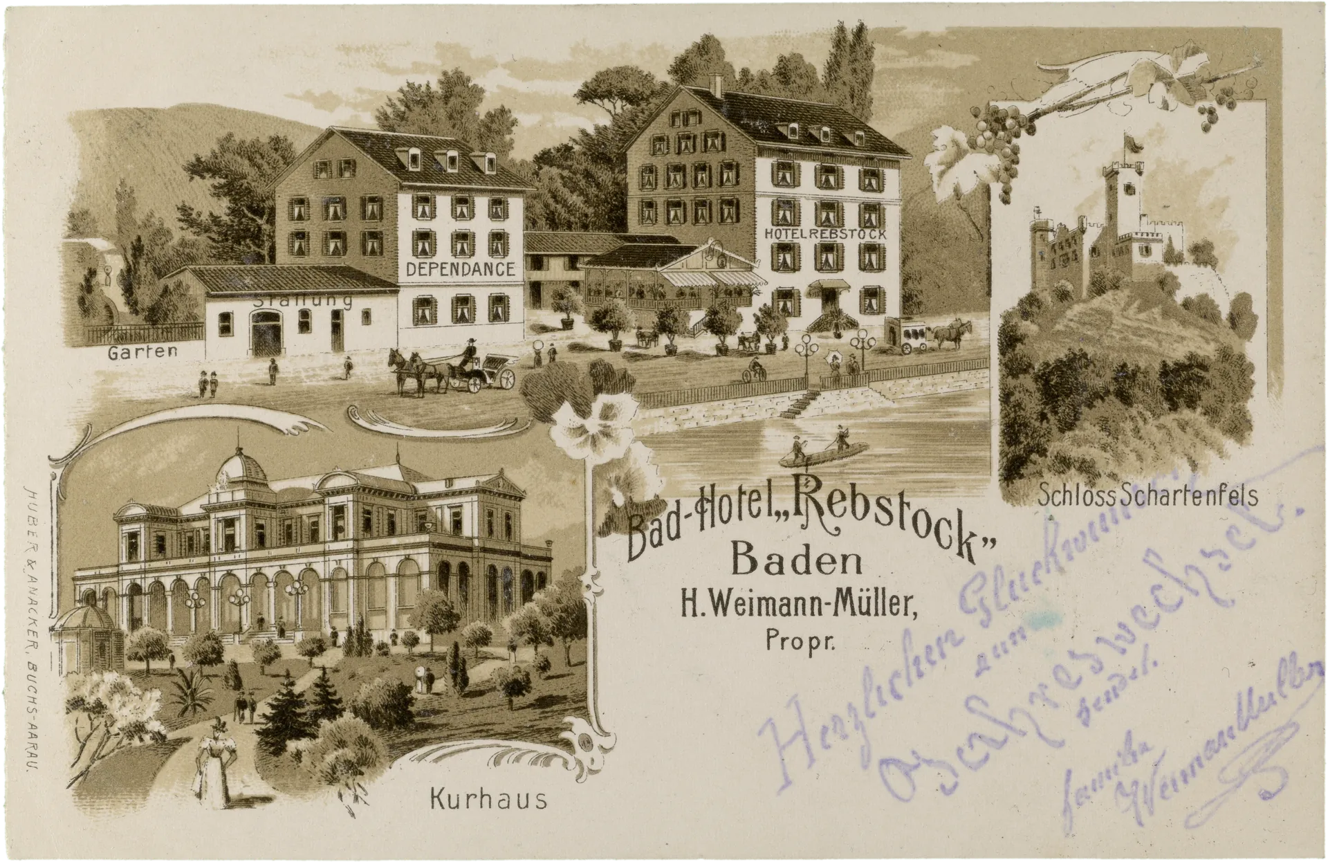 Bad Hotel „Rebstock“ Baden – Vorderseite