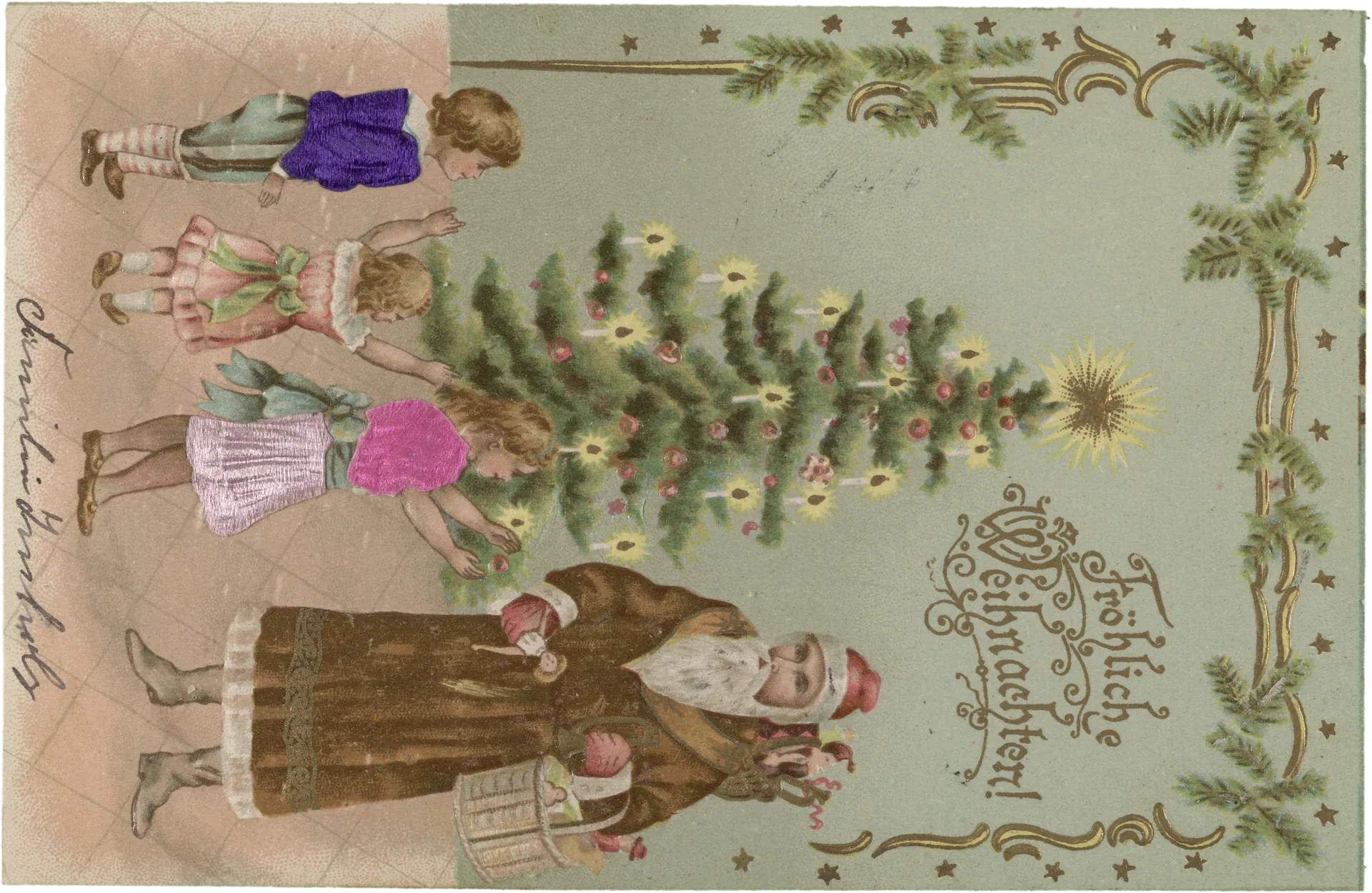 Fröhliche Weihnachten – Vorderseite