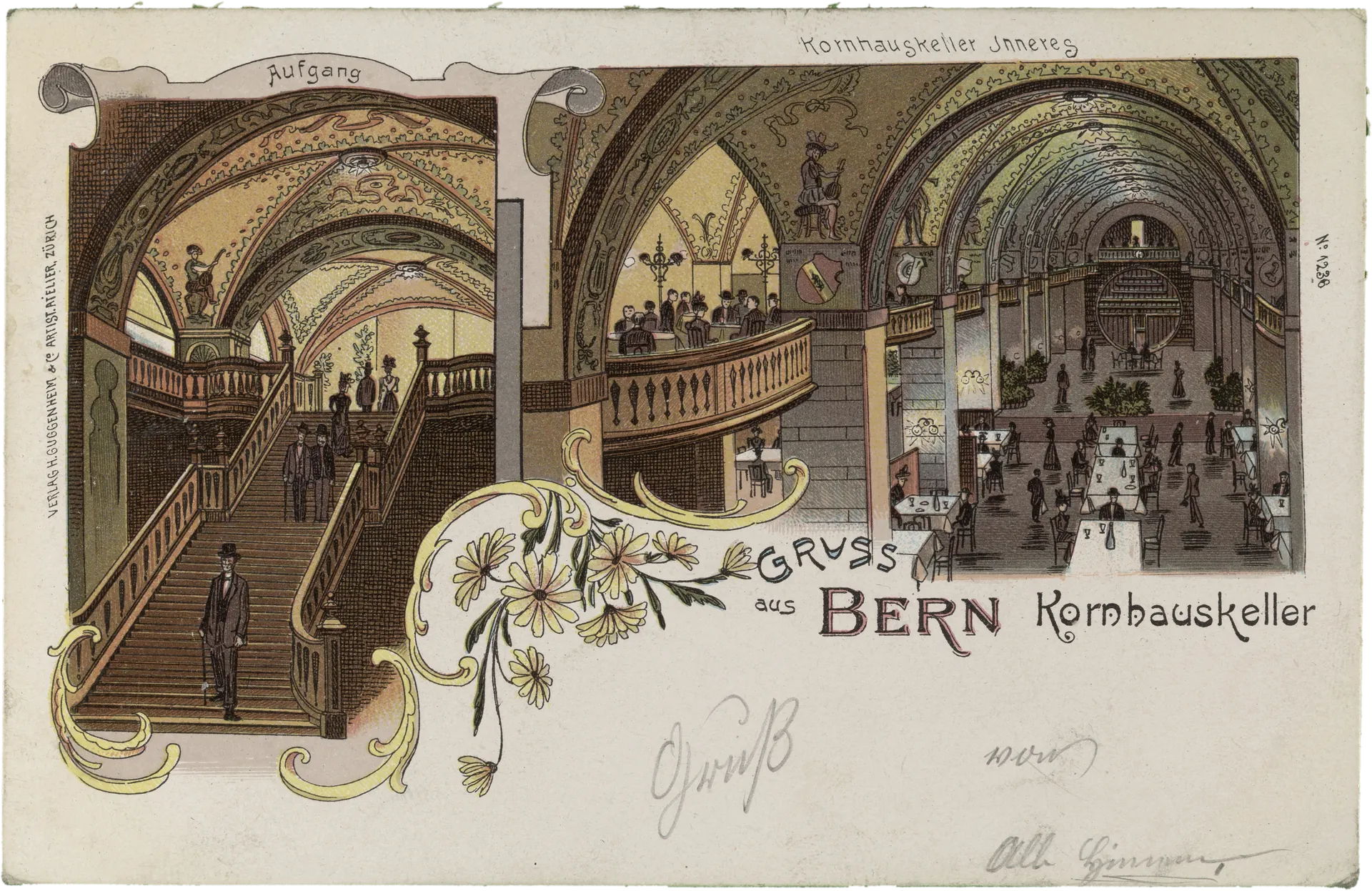 Gruss aus Bern. Kornhauskeller – Vorderseite