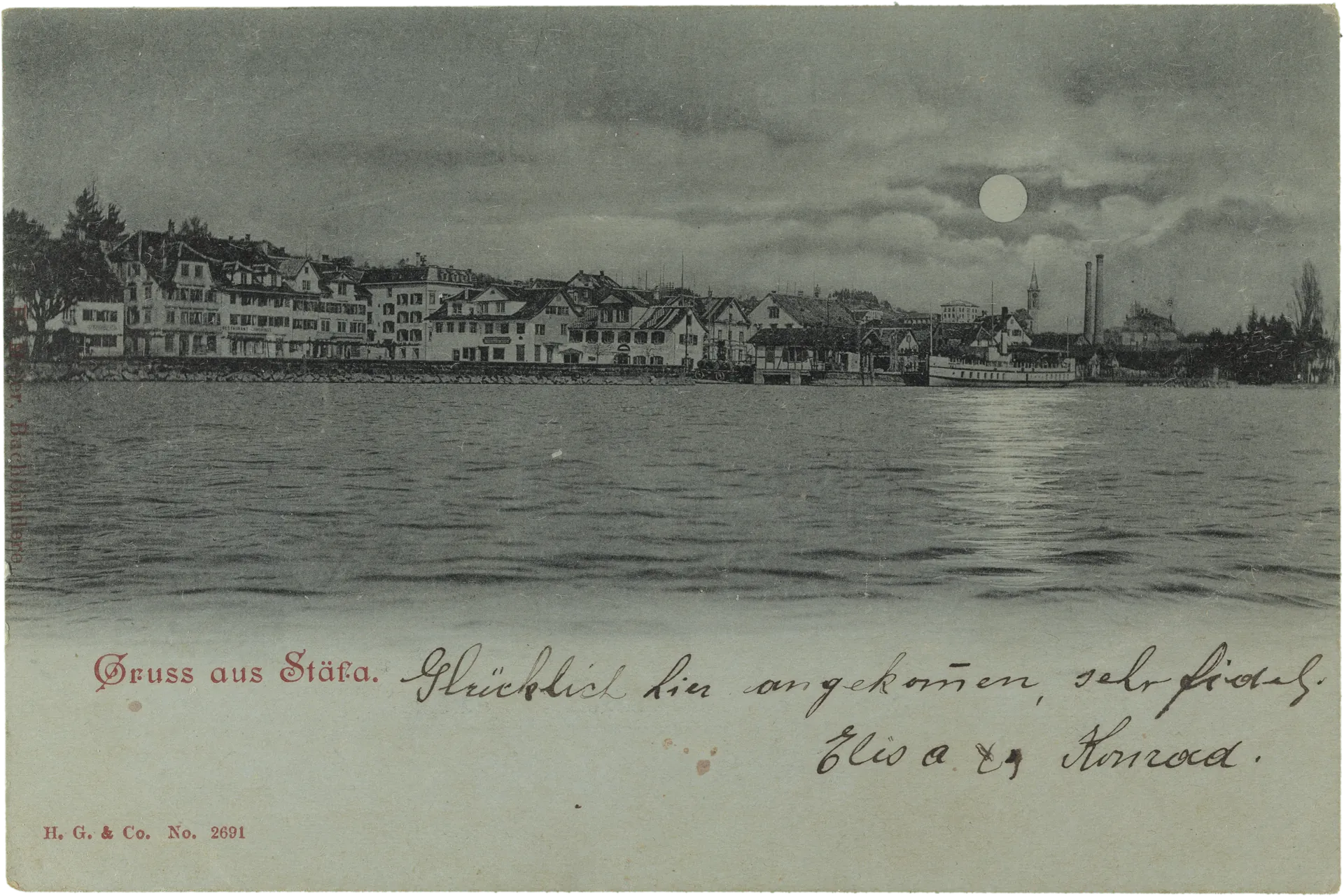 Gruss aus Stäfa – Vorderseite