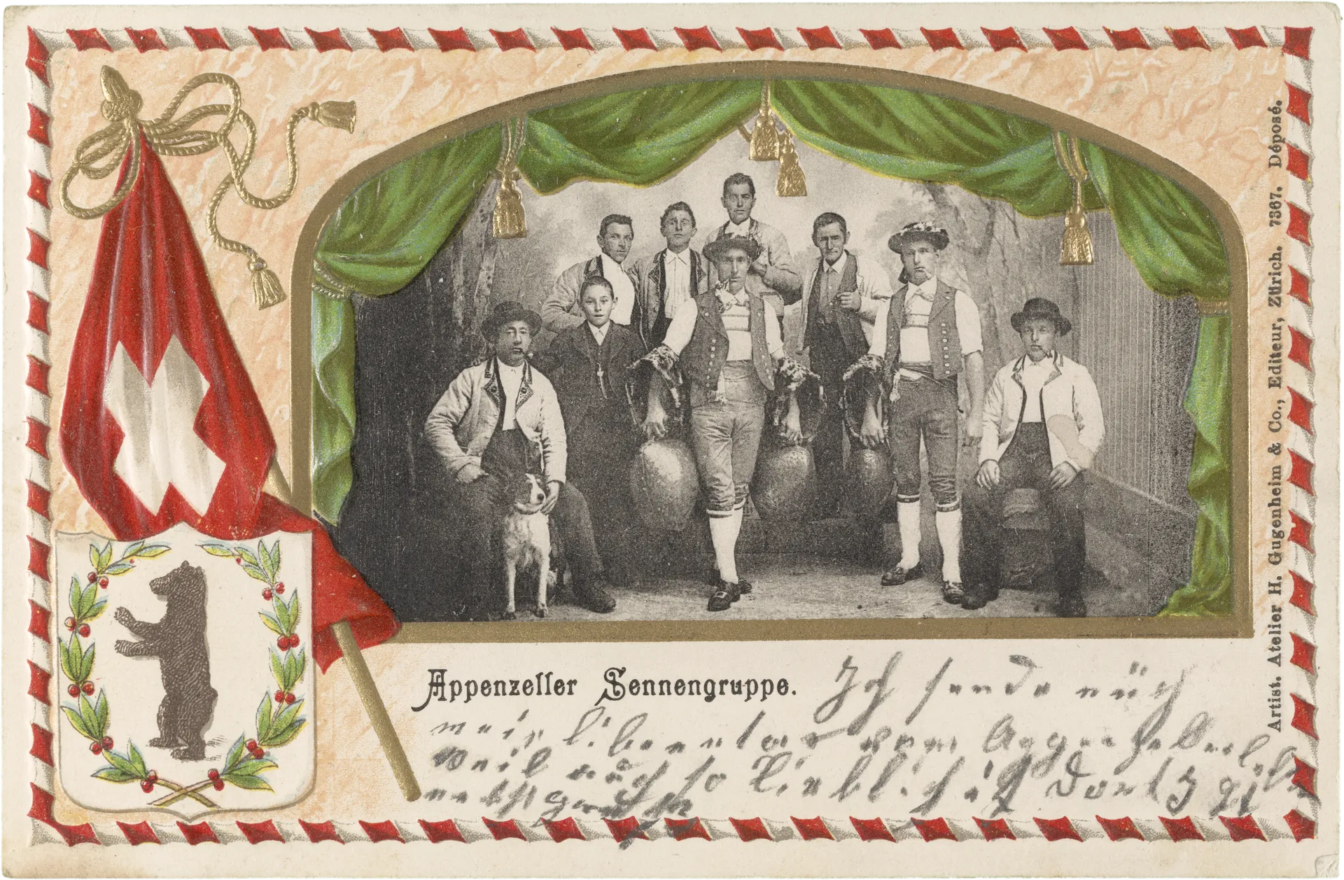 Appenzeller Sennengruppe – Vorderseite