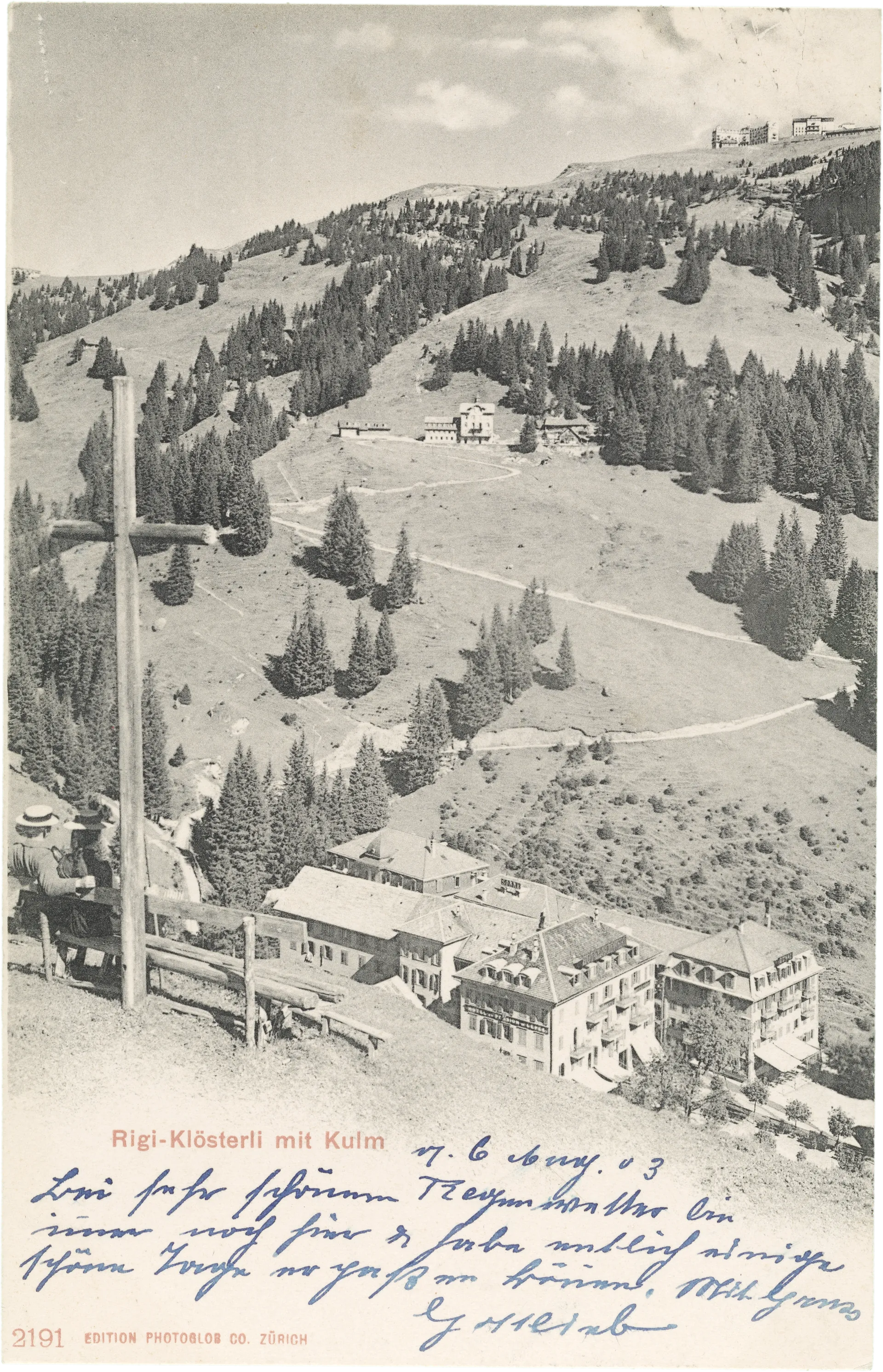 Rigi-Klösterli mit Kulm – Vorderseite