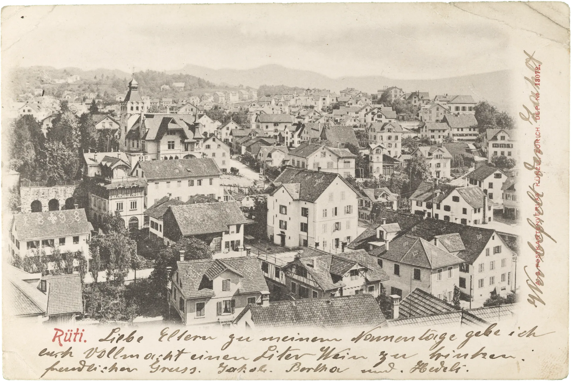 Rüti – Vorderseite