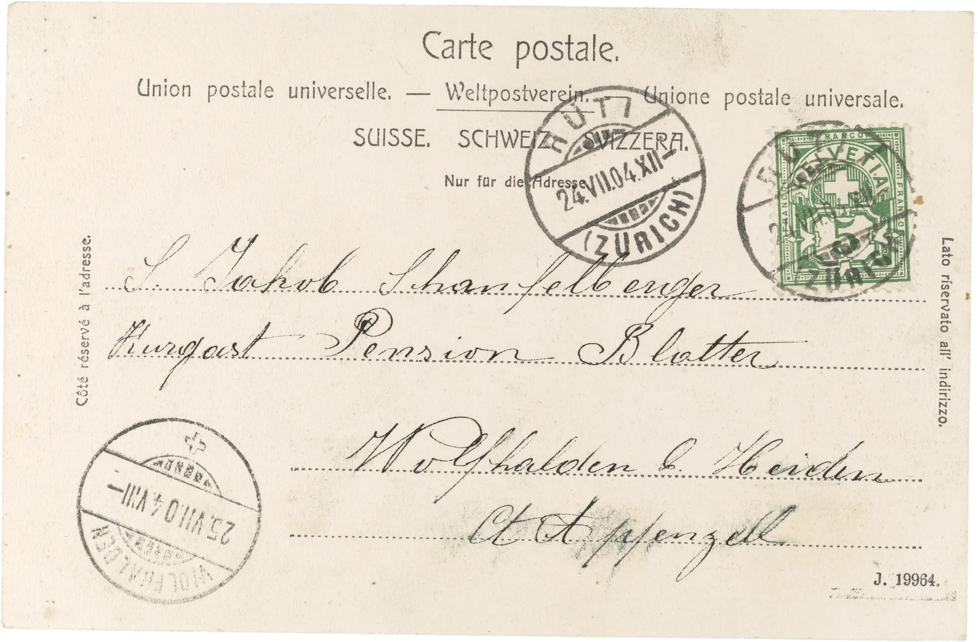 Rüti (Ct. Zürich) – Rückseite