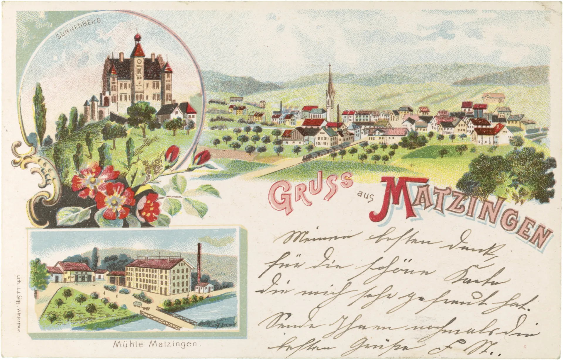 Gruss aus Matzingen – Vorderseite