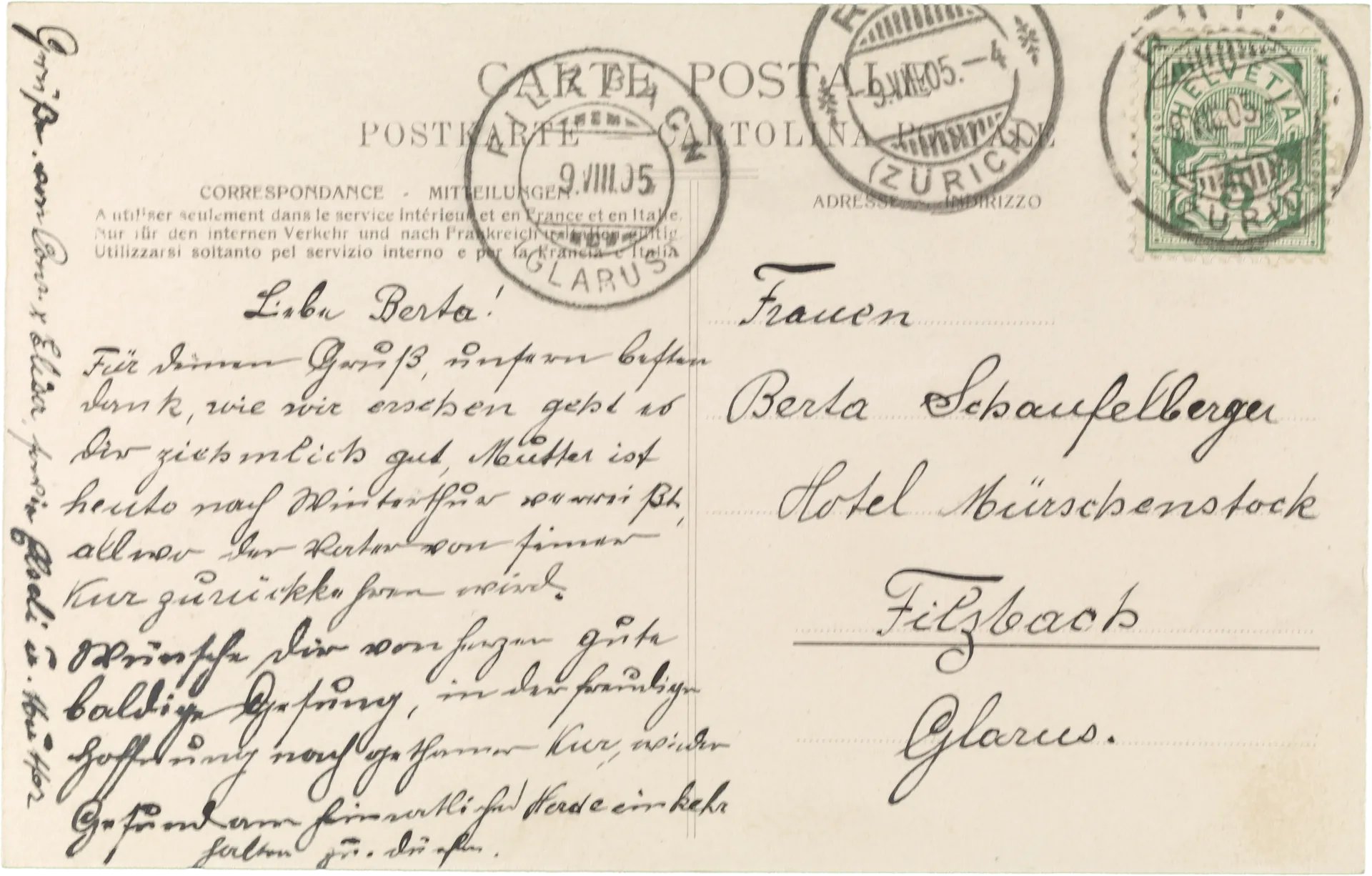 Rüti (Zürich) – Rückseite
