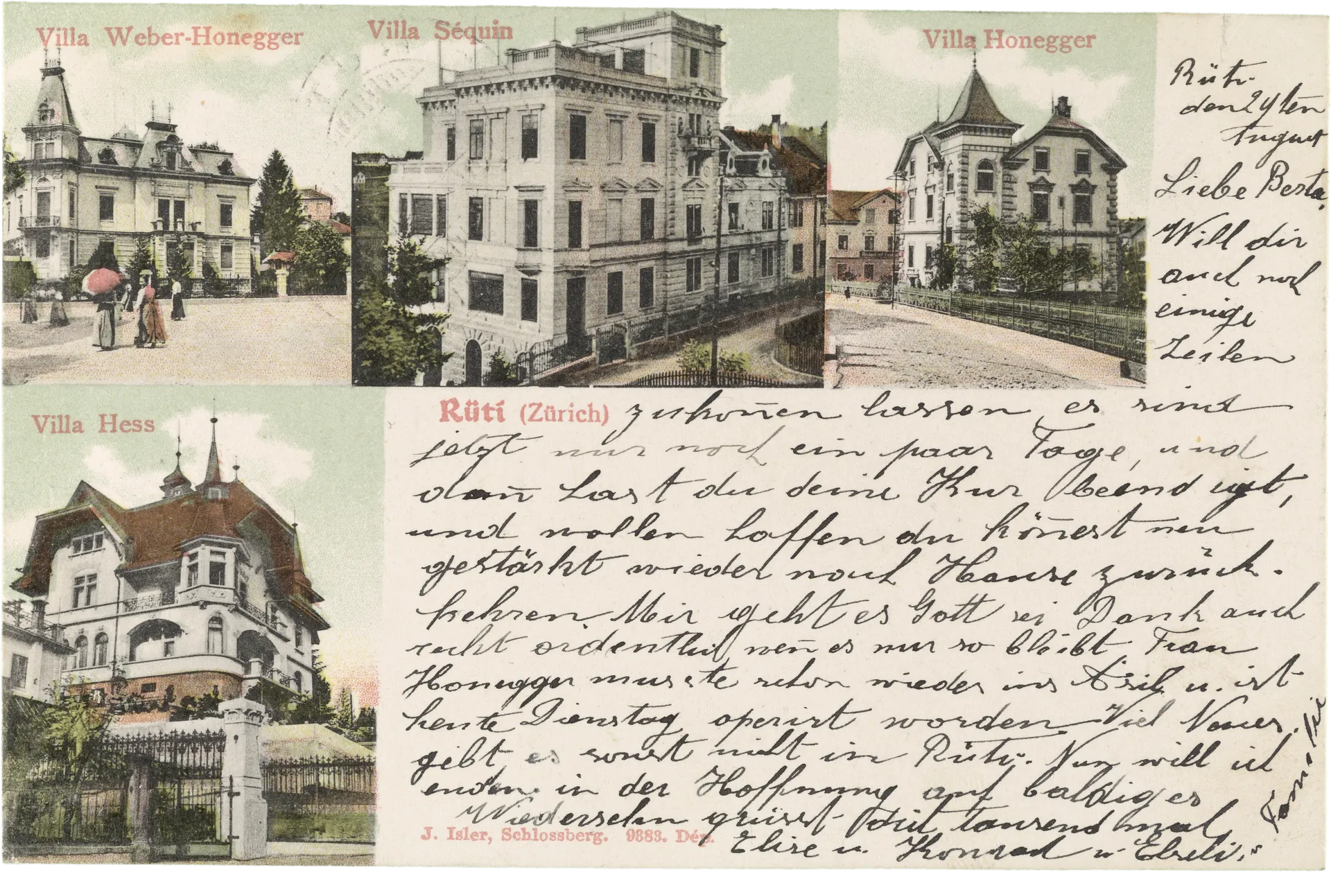 Rüti (Zürich) – Vorderseite