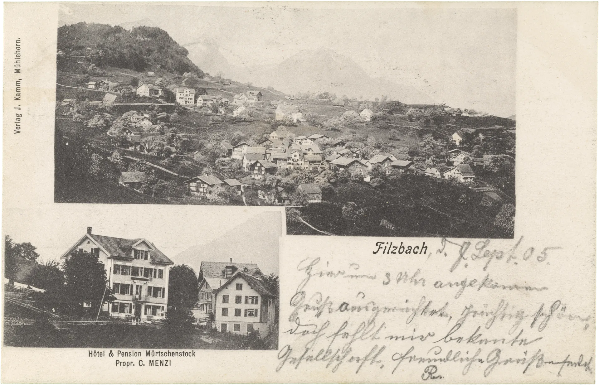 Filzbach – Vorderseite
