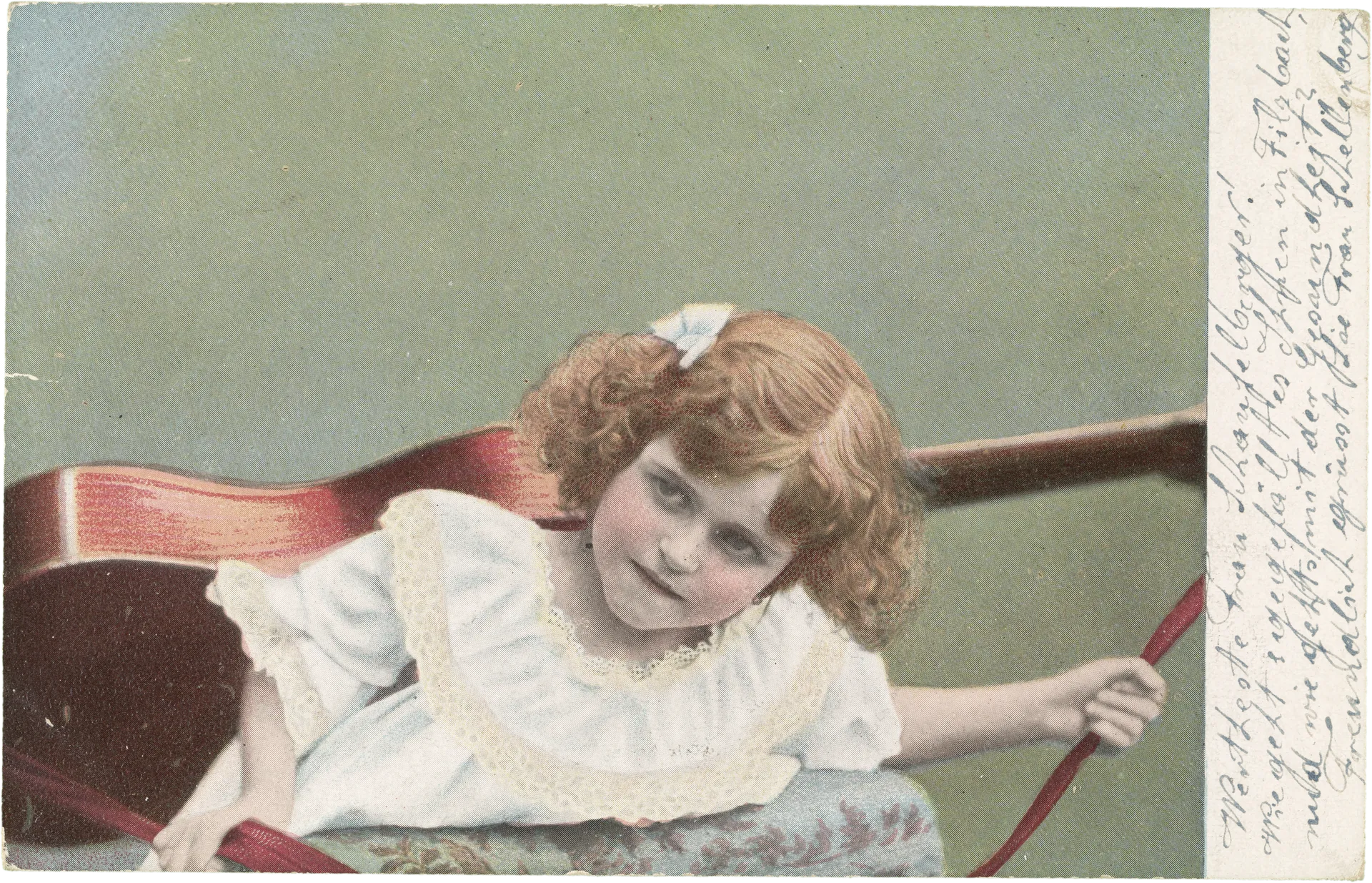 Mädchen mit Gitarre – Vorderseite