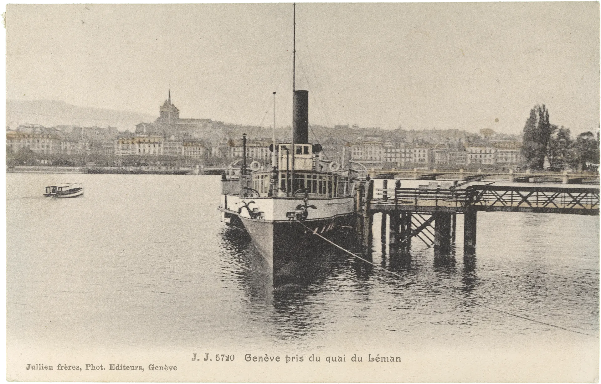 Genève pris du quai du Léman – Vorderseite