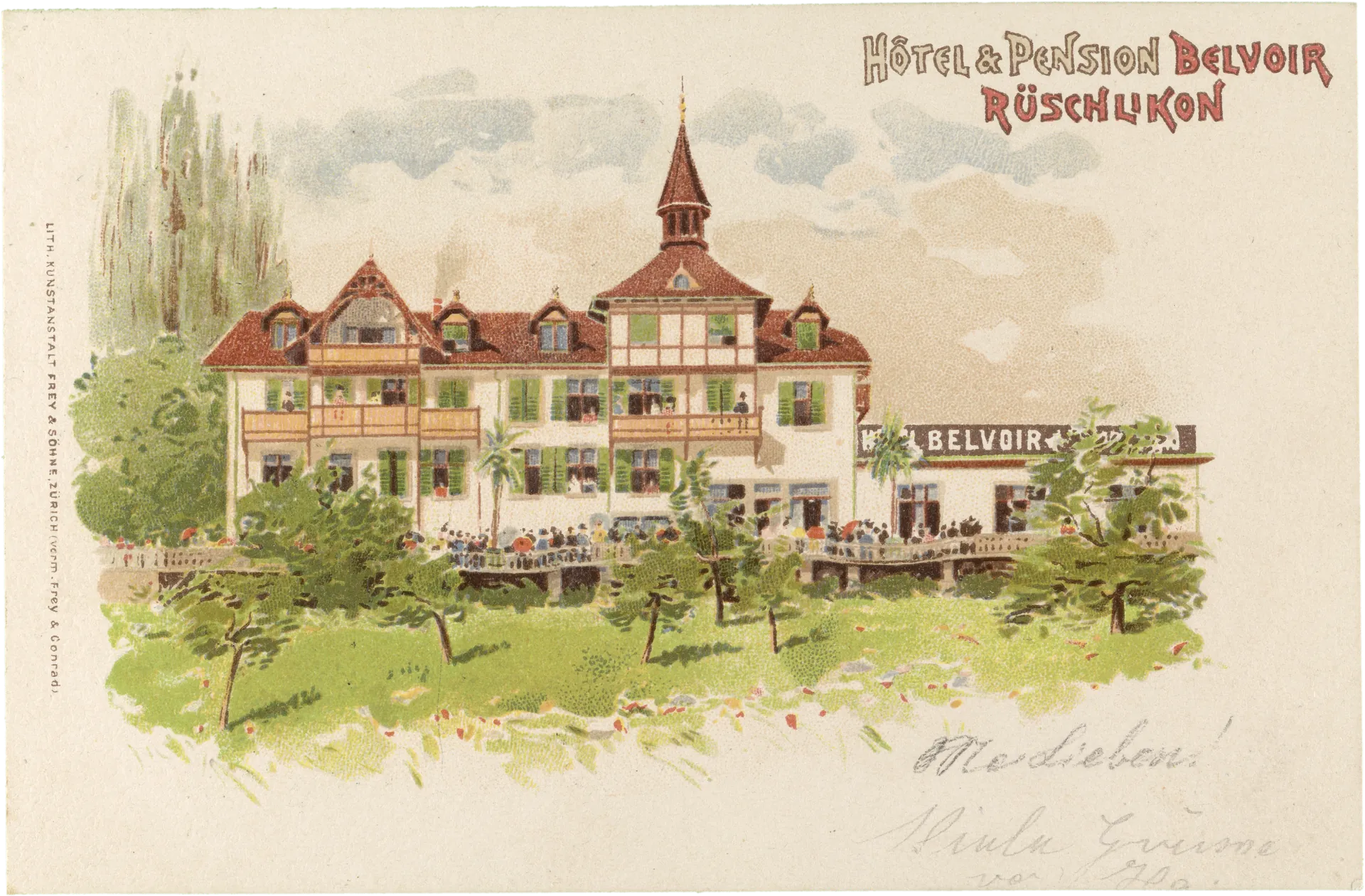 Hôtel & Pension Belvoir Rüschlikon – Vorderseite