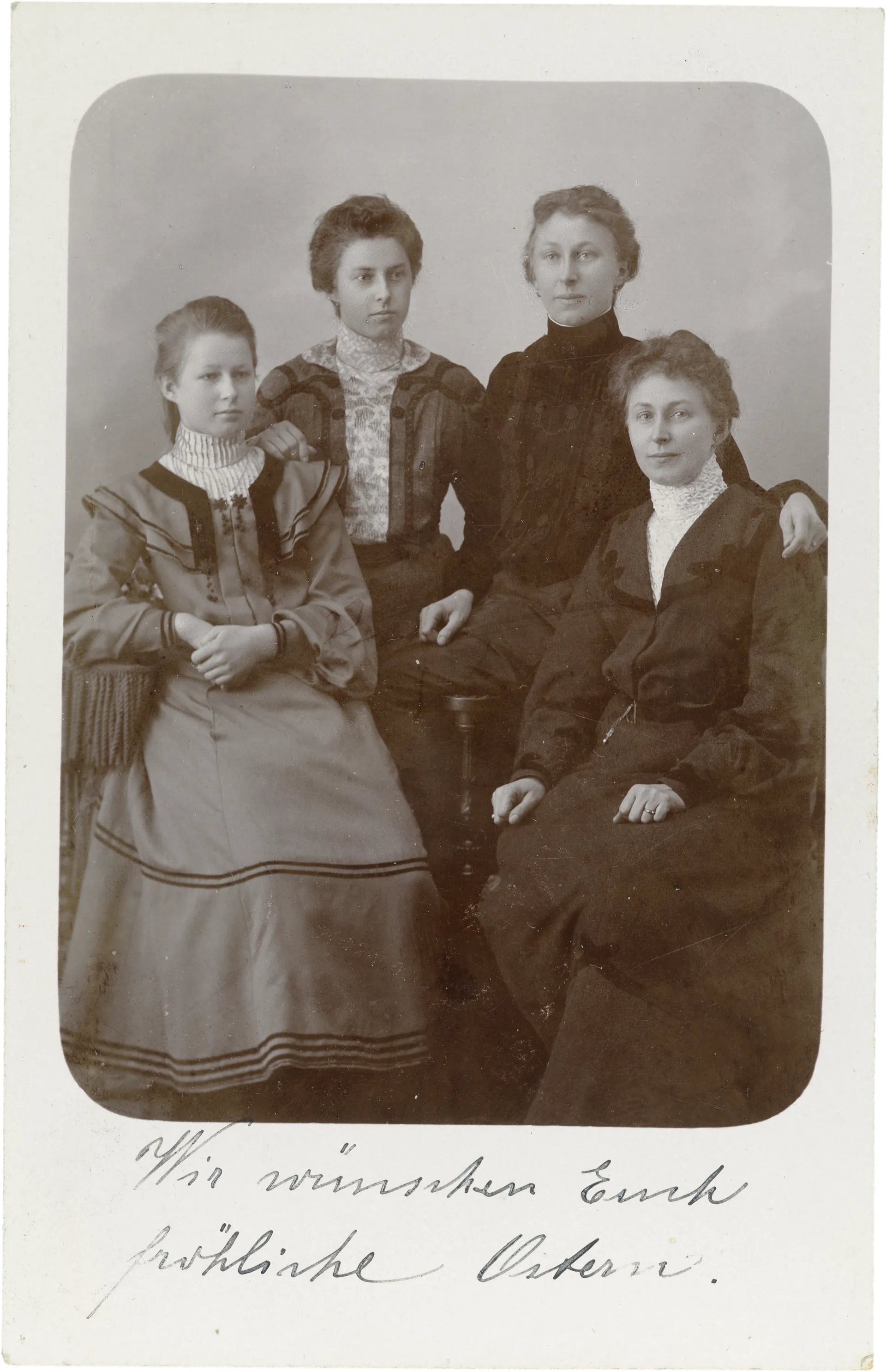 Famileinfoto, Ostergrüsse – Vorderseite