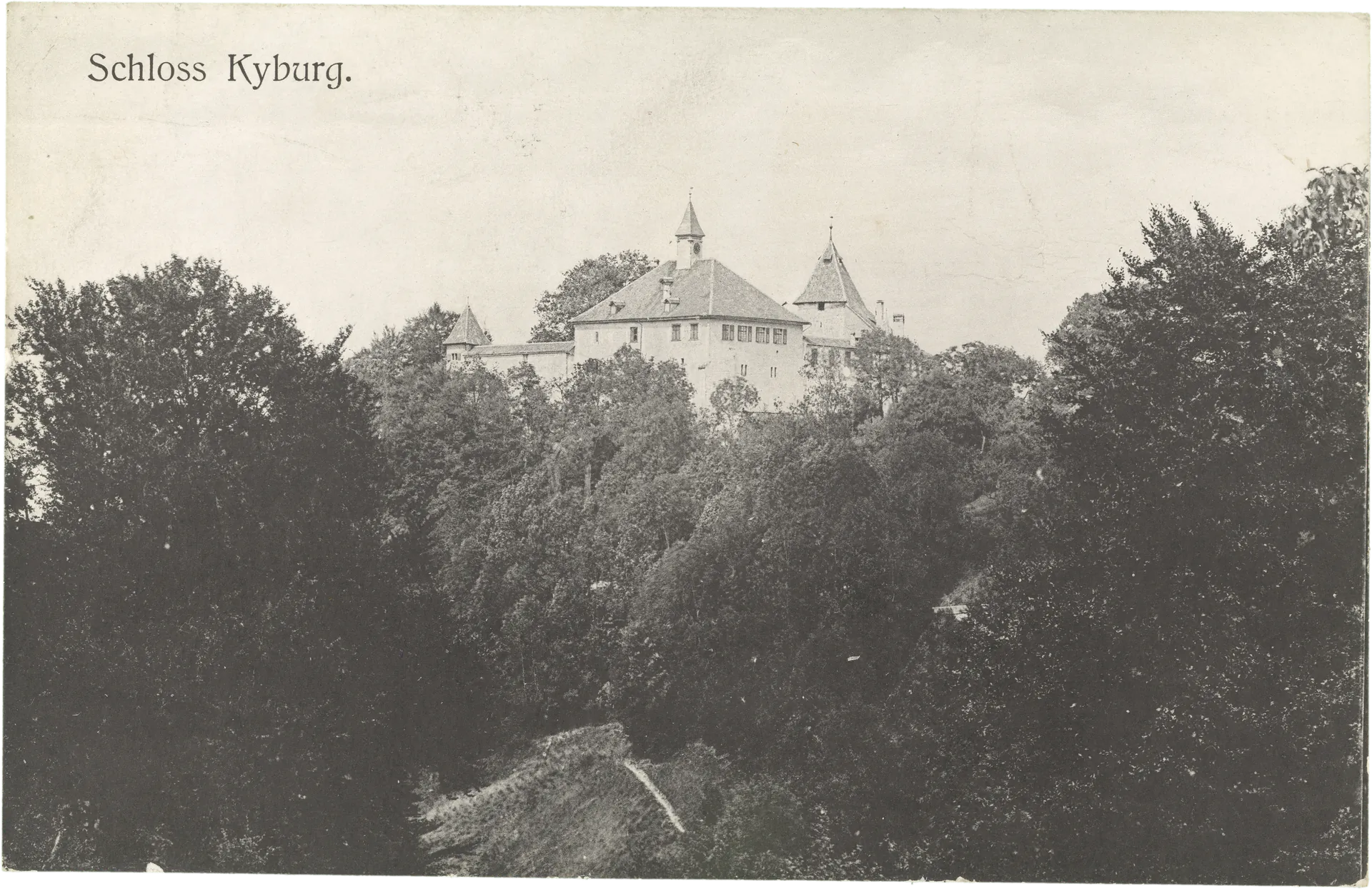 Schloss Kyburg. – Vorderseite