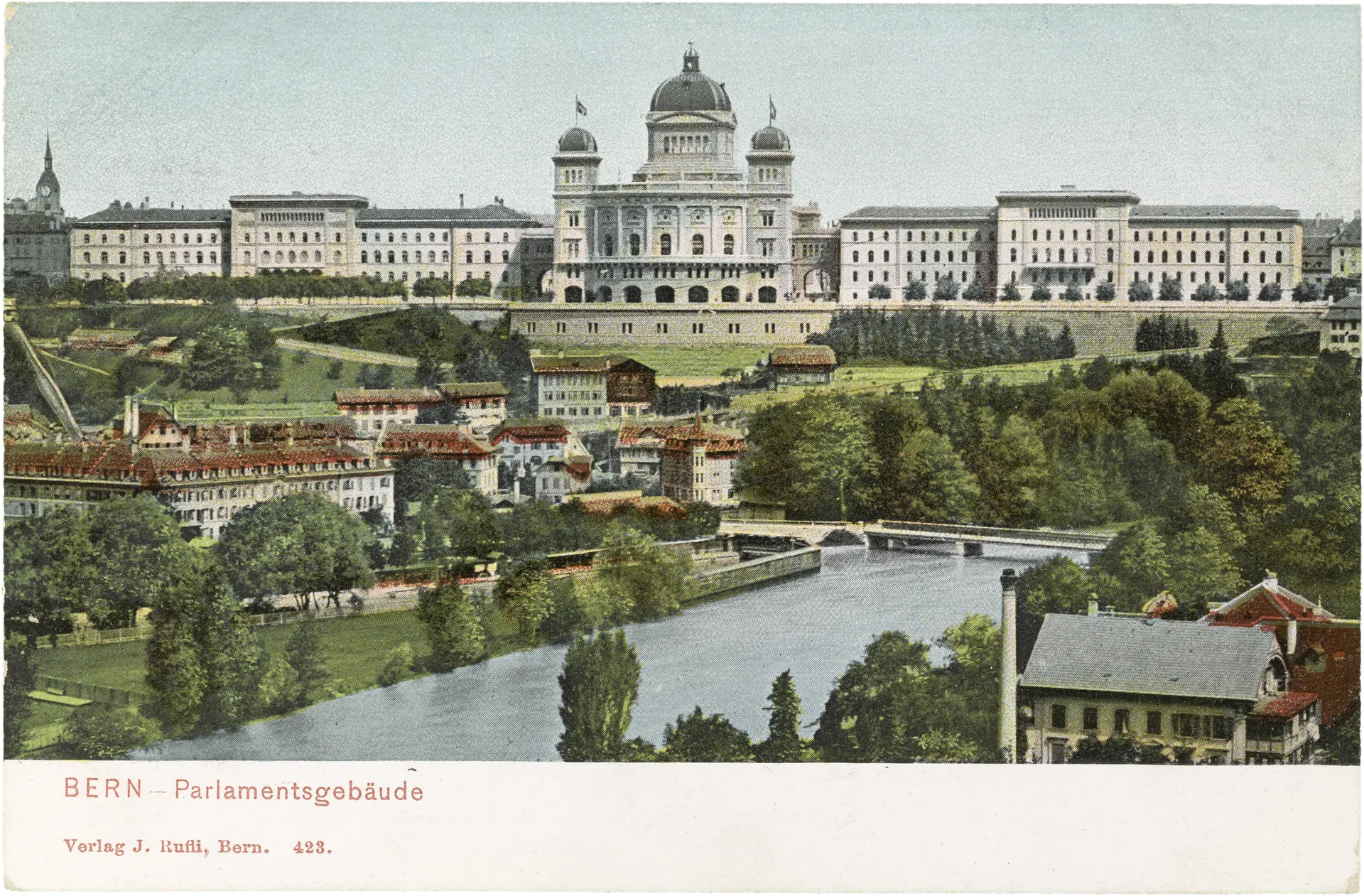 BERN - Parlamentsgebäude – Vorderseite