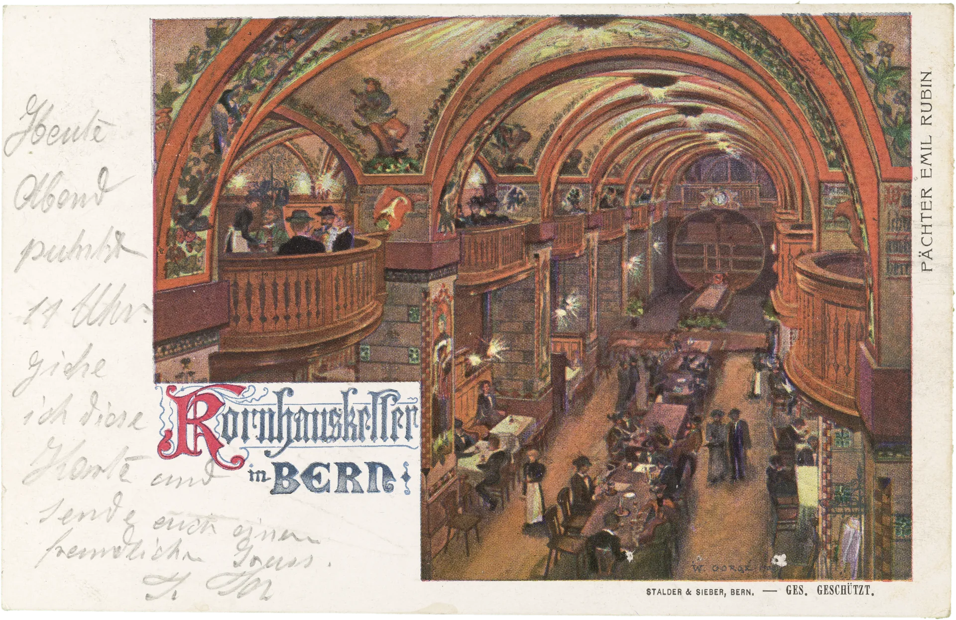 Kornhauskeller in Bern – Vorderseite