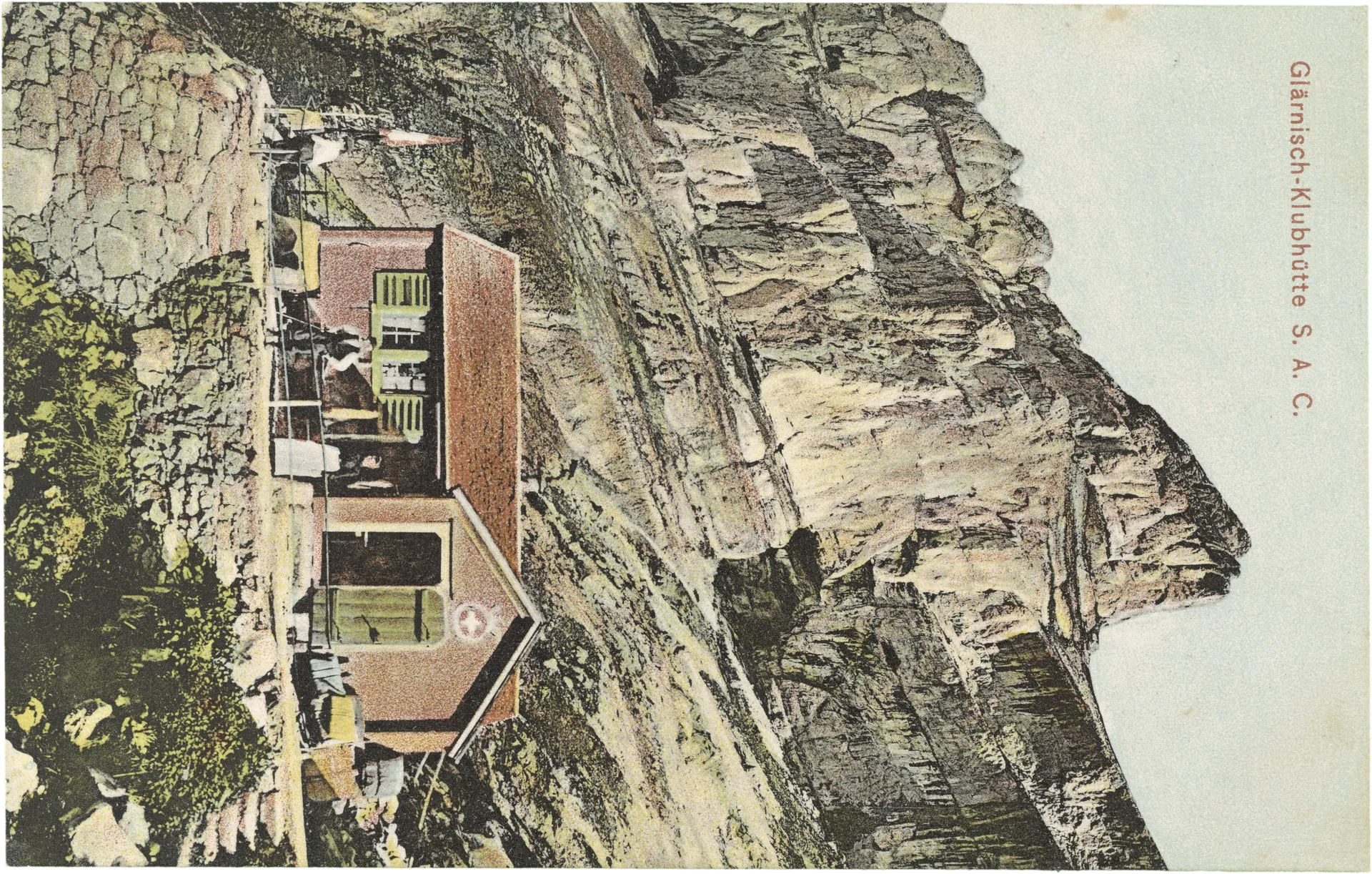 Glärnisch-Klubhütte S. A. C. – Vorderseite
