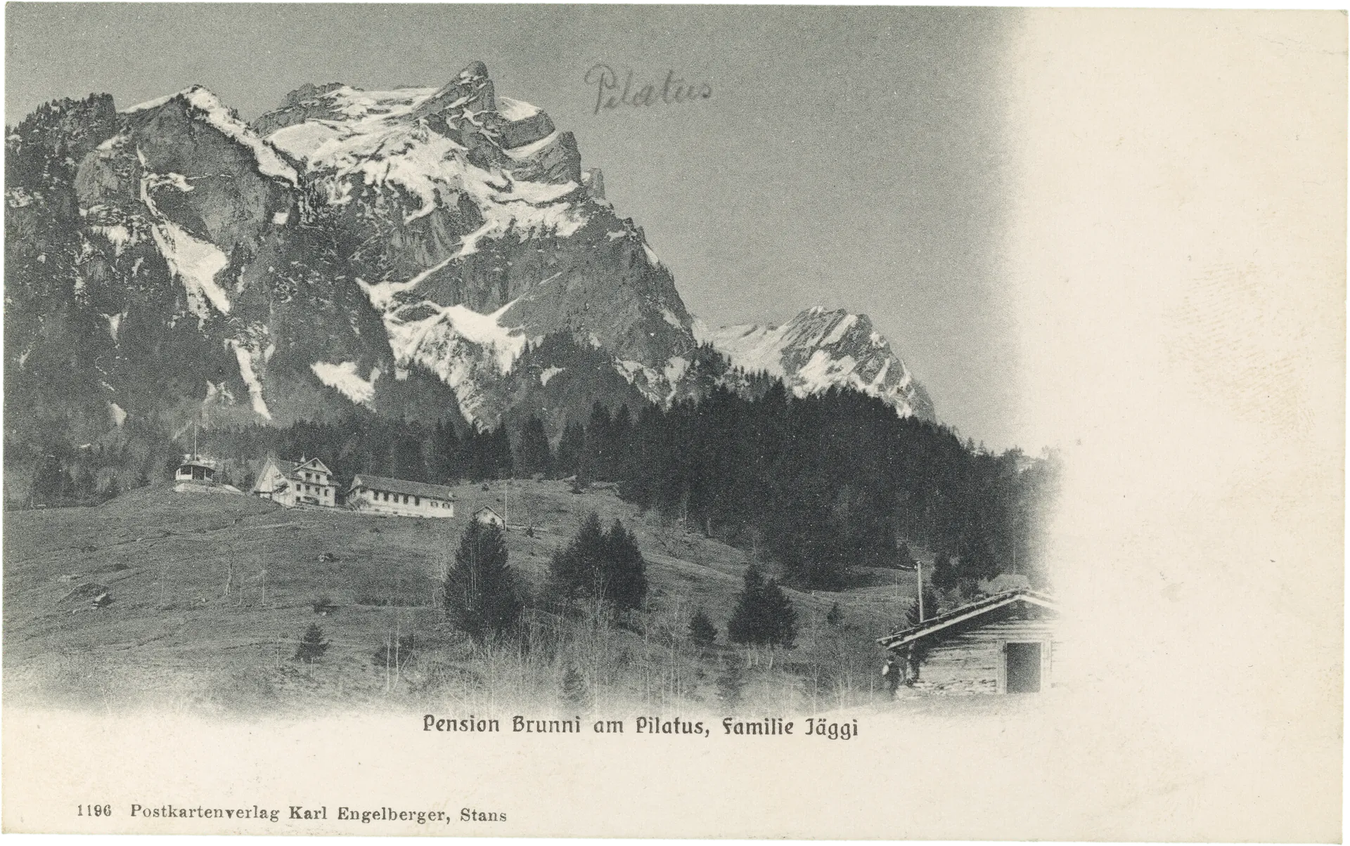 Pension Brunni am Pilatus, Familie Jäggi – Vorderseite