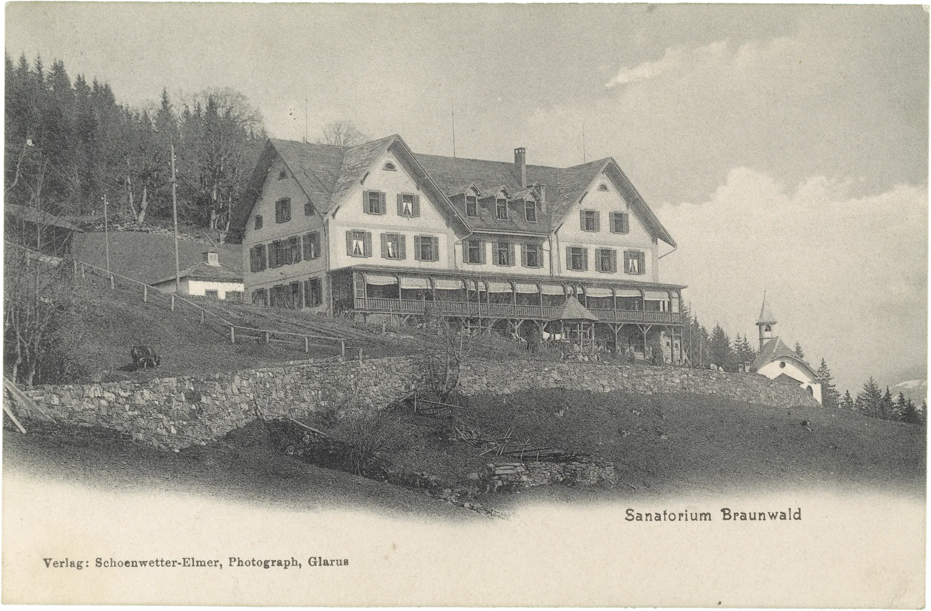 Sanatorium Braunwald – Vorderseite