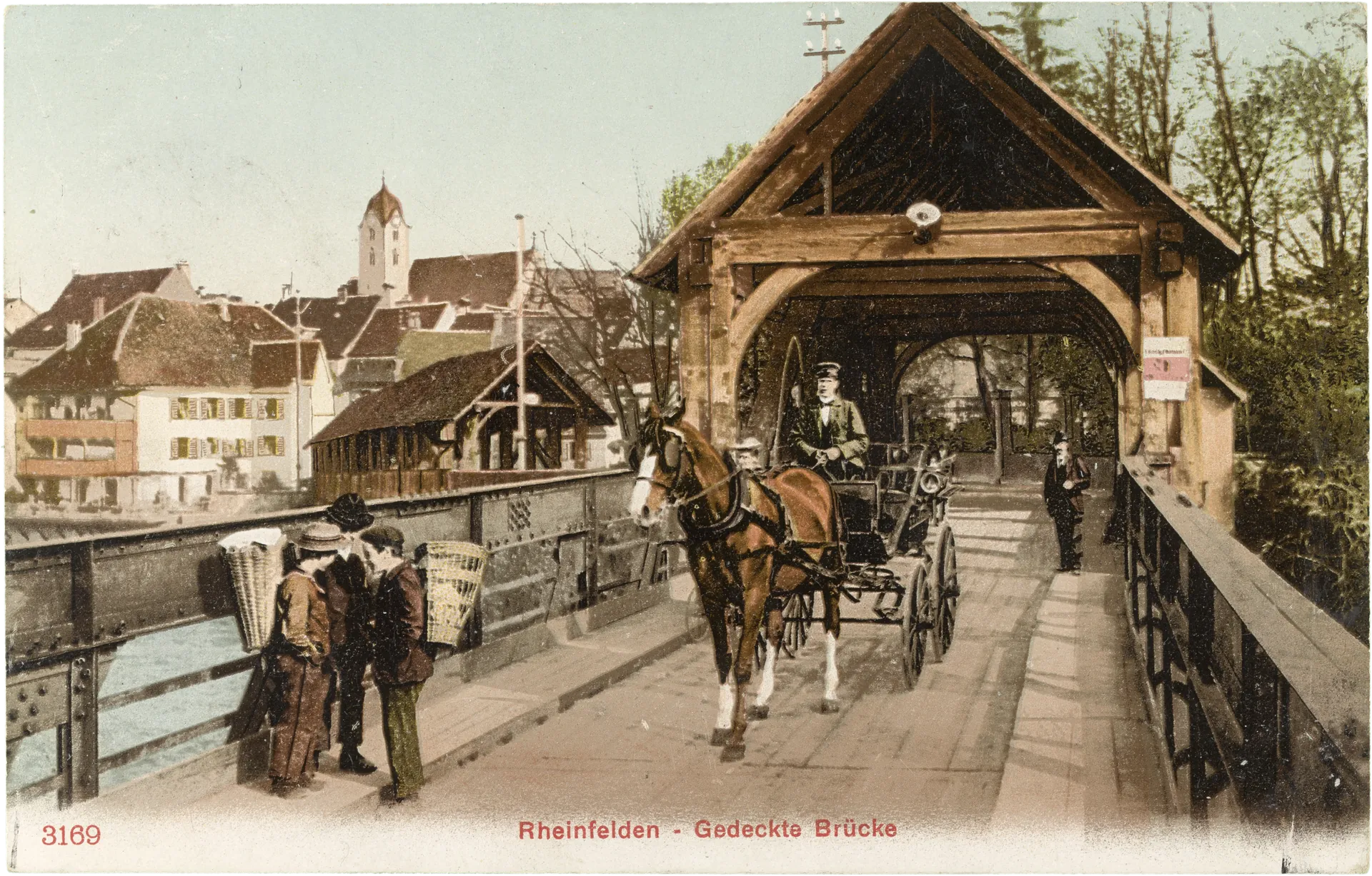 Rheinfelden - Gedeckte Brücke – Vorderseite