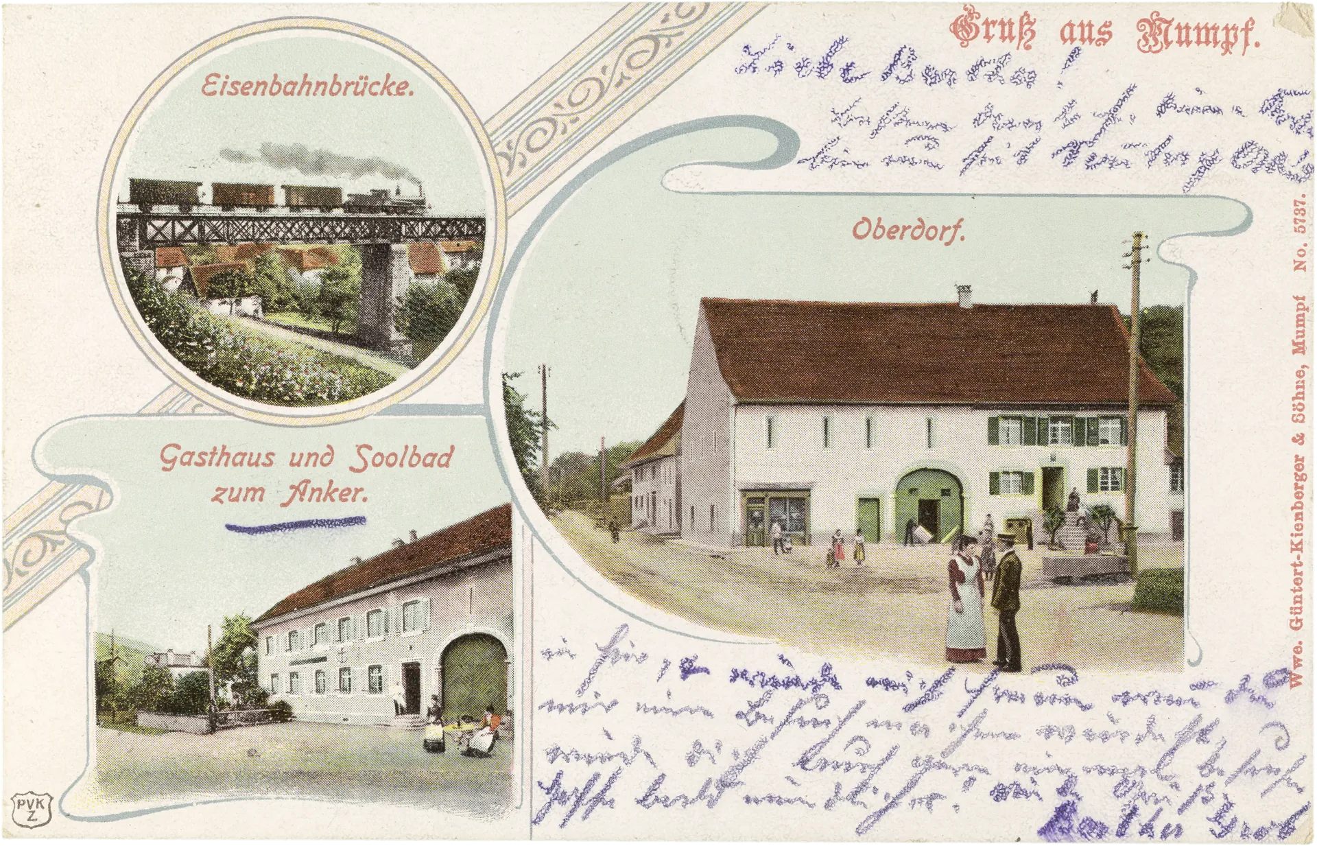 Gruss aus Mumpf. – Vorderseite