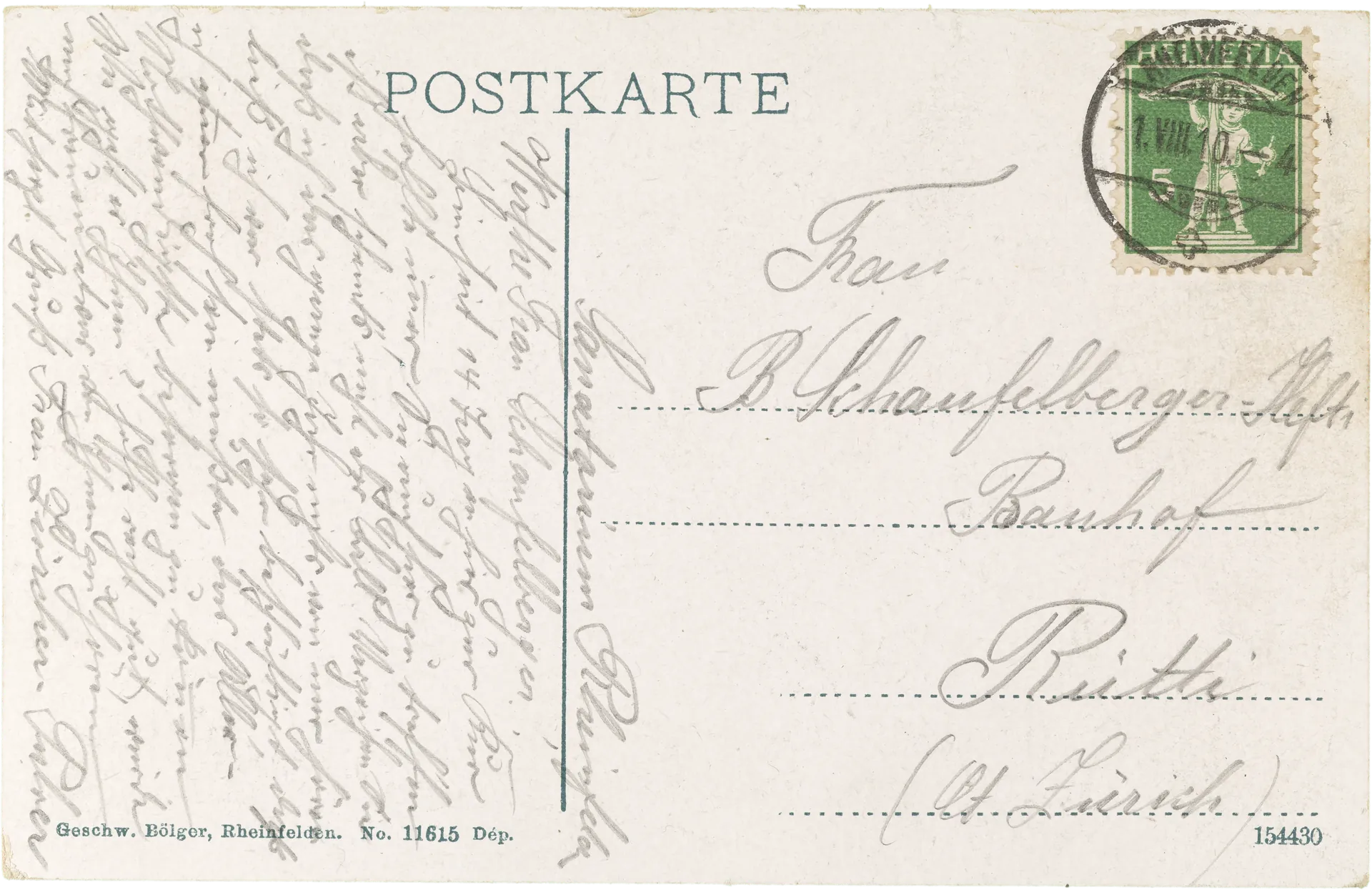 Rheinfelden – Rückseite