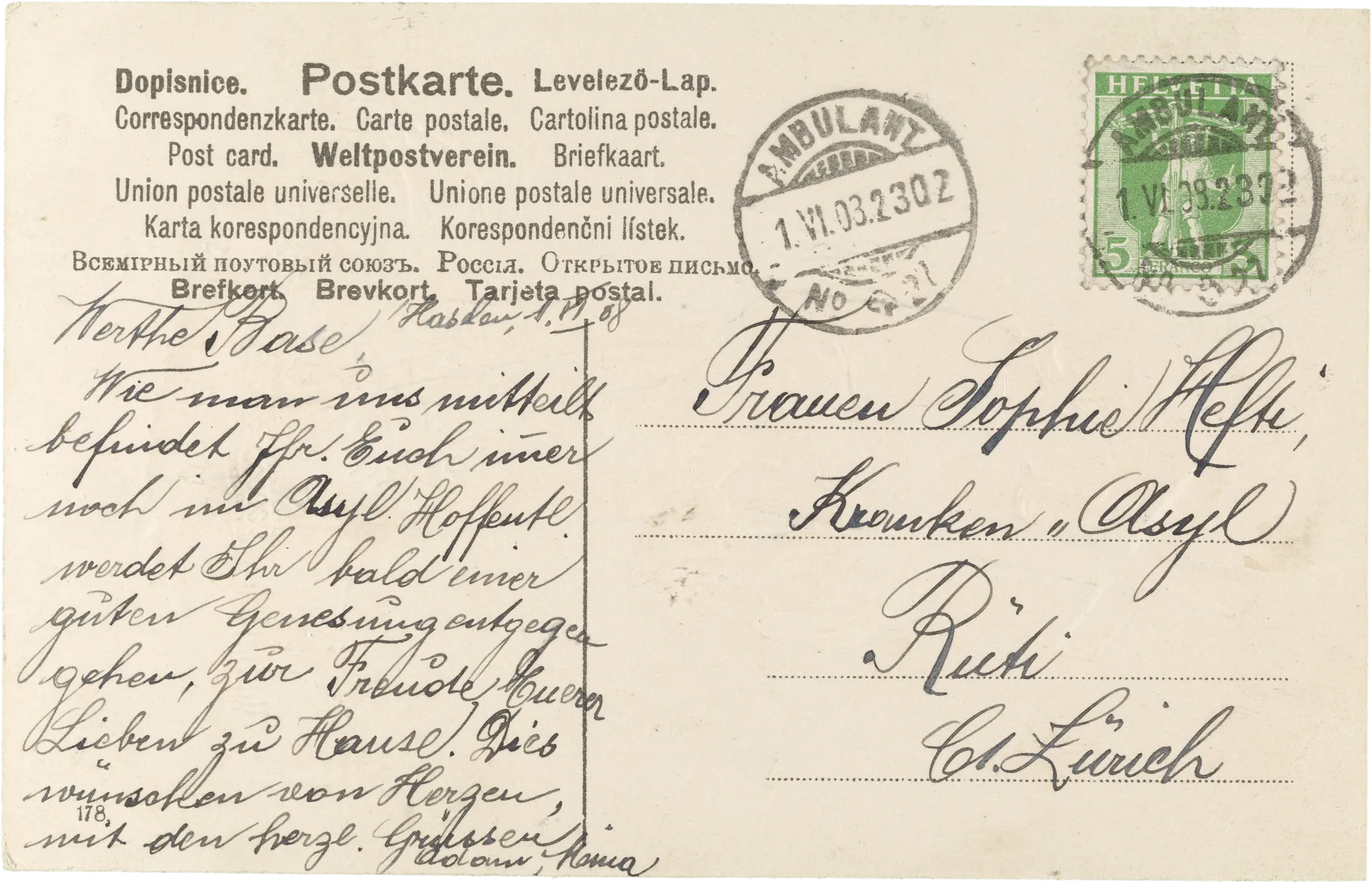 Geduld – Rückseite