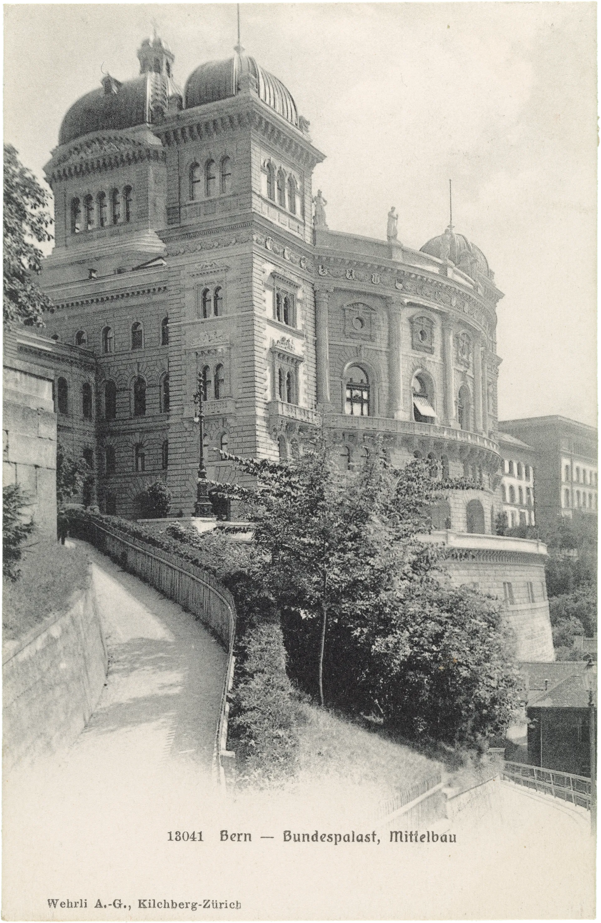 Bern – Bundespalast, Mittelbau – Vorderseite