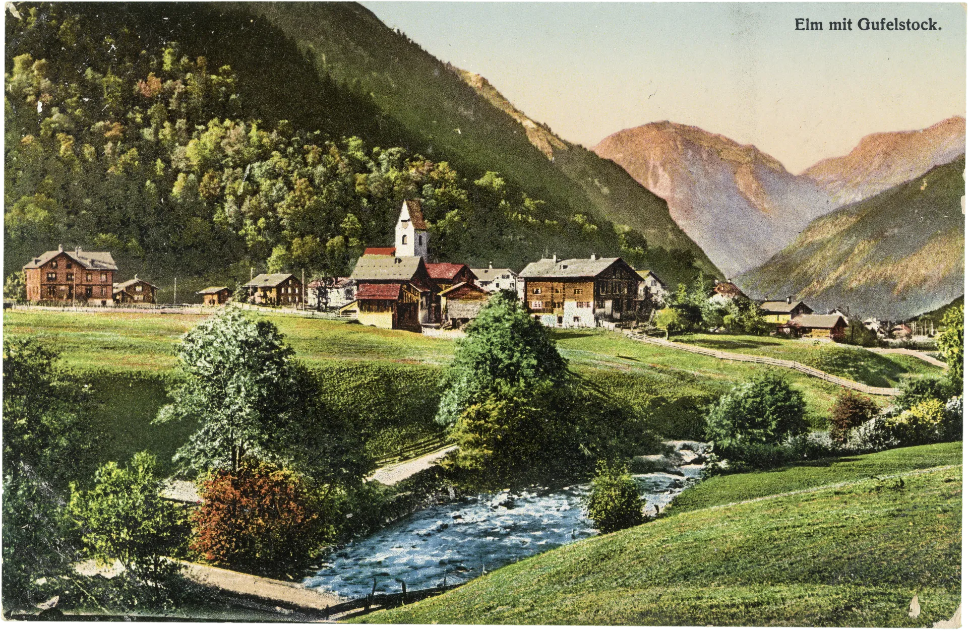 Elm mit Gufelstock. – Vorderseite