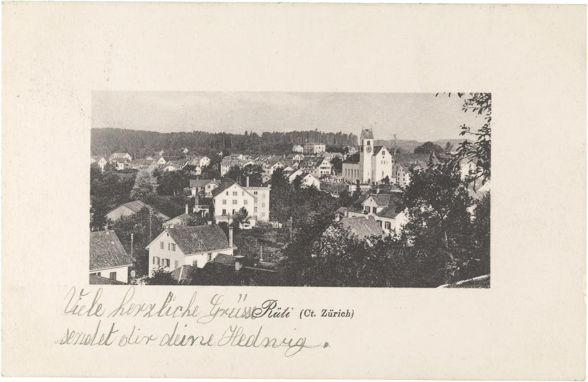 Rüti (Ct. Zürich) – Vorderseite