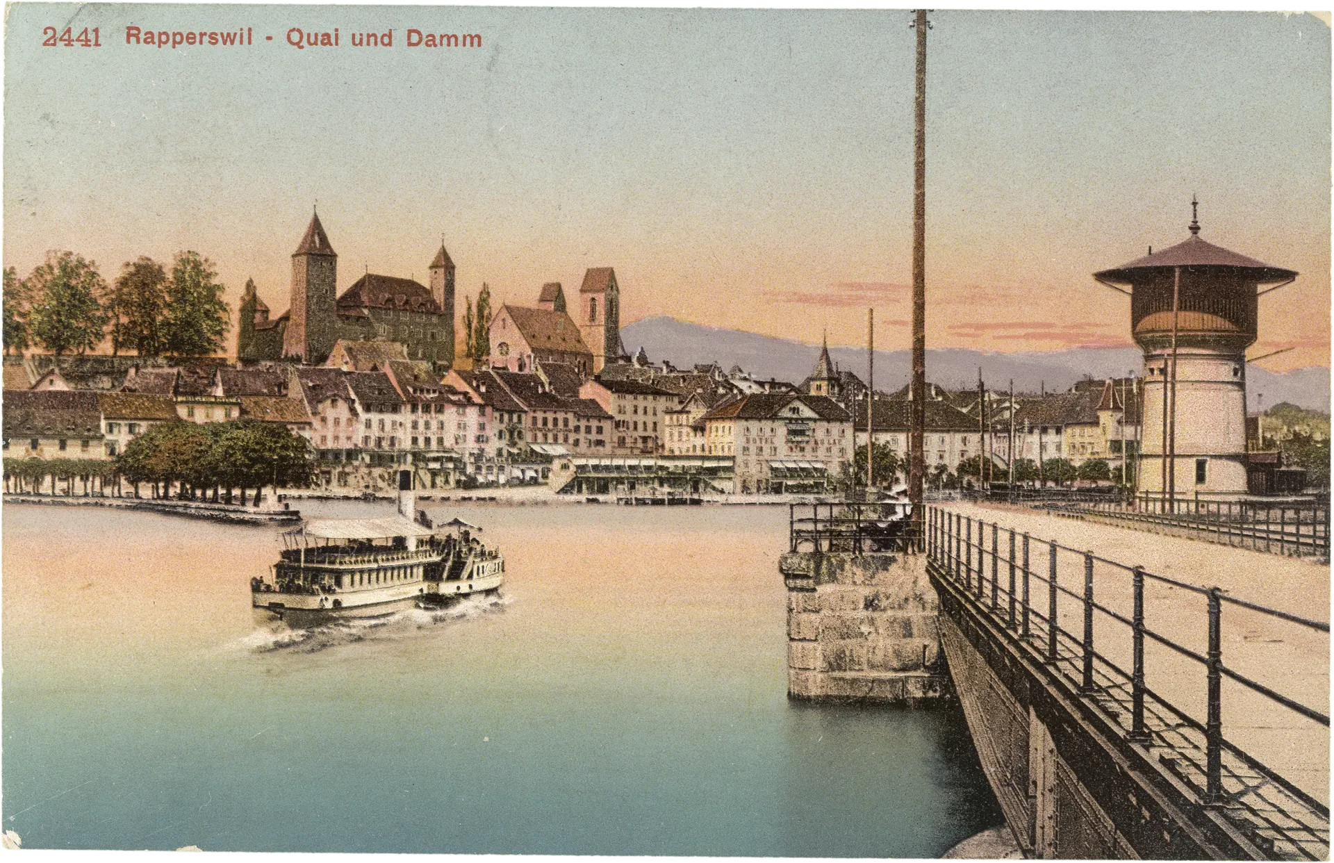 Rapperswil - Quai und Damm – Vorderseite
