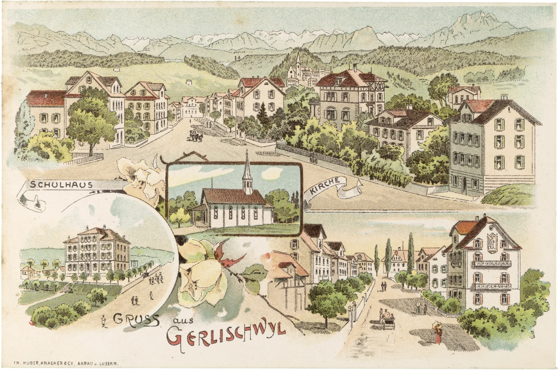 Gruss aus Gerlischwyl – Vorderseite