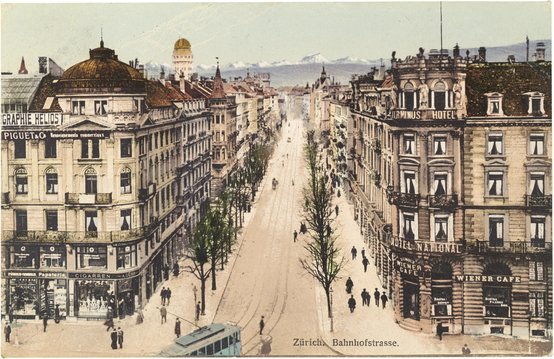 Zürich. Bahnhofstrasse. – Vorderseite