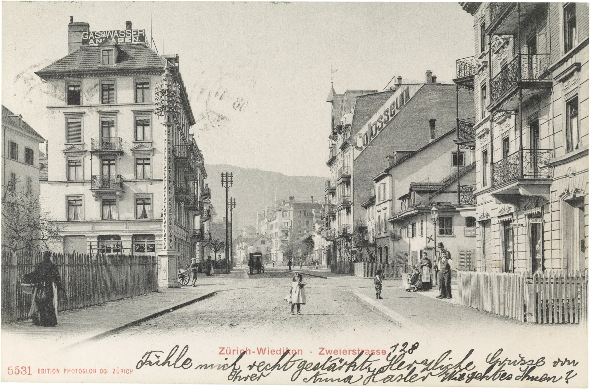 Zürich-Wiedikon - Zweierstrasse – Vorderseite