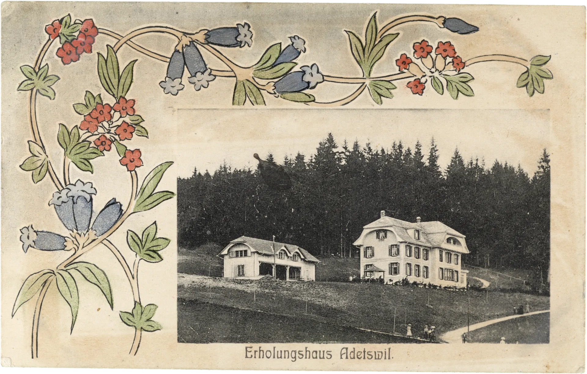 Erholungshaus Adetswil. – Vorderseite